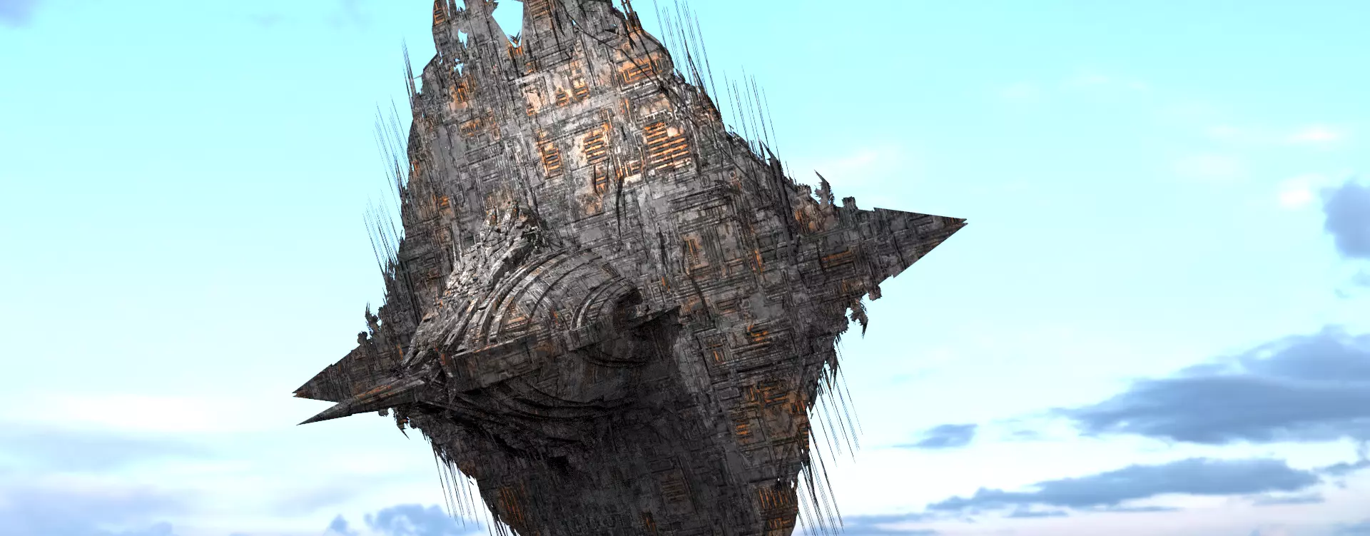 Sci fi Locust Horde Dish 3D model_0