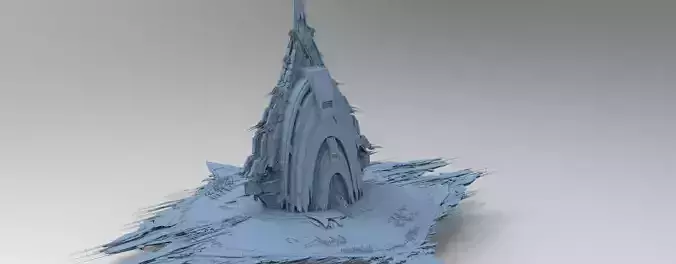 Sci Fi Chrysler BuildingTower 