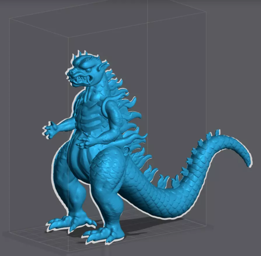 Oni Godzilla 3D print model_0