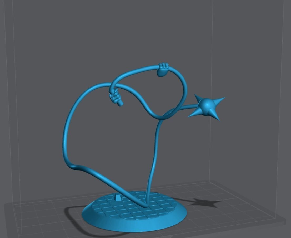 Tasque Manager - Deltarune 3D Printable STL Model 3D print model_3