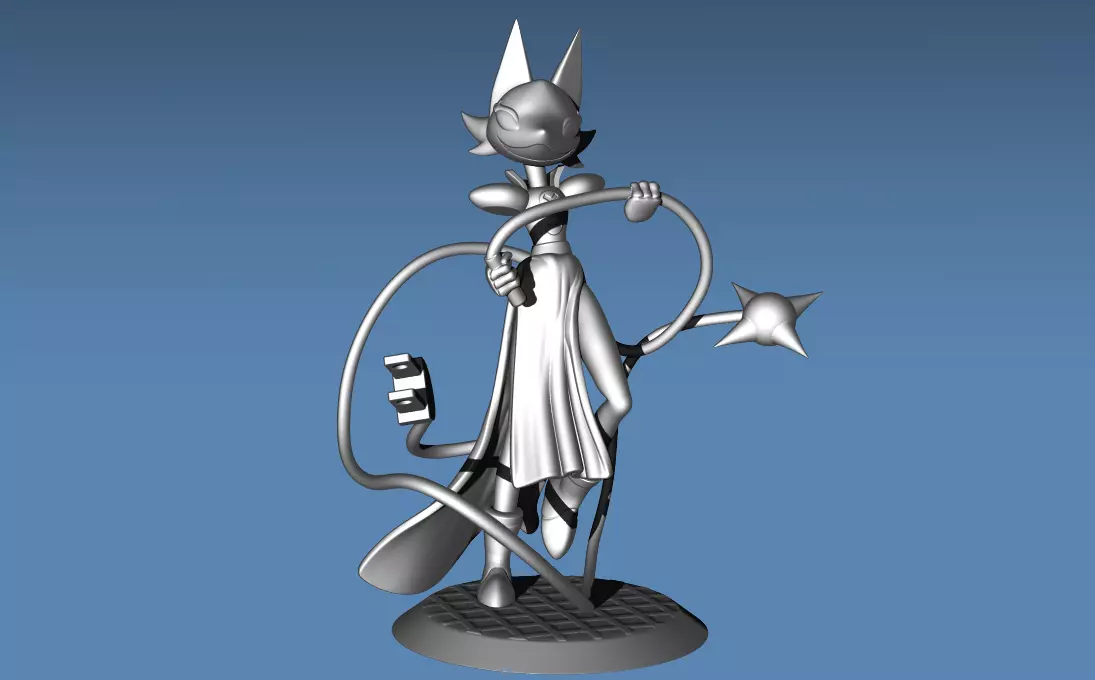 Tasque Manager - Deltarune 3D Printable STL Model 3D print model_0