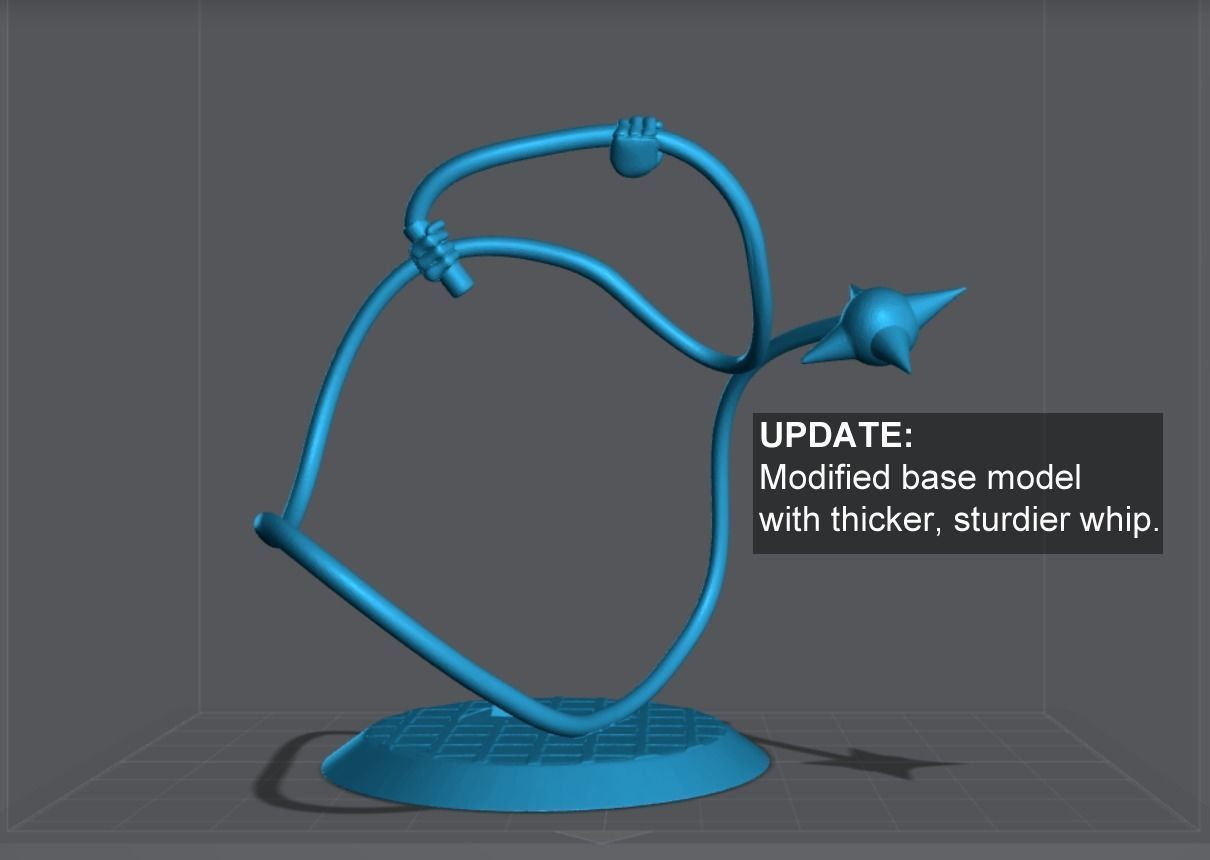 Tasque Manager - Deltarune 3D Printable STL Model 3D print model_2