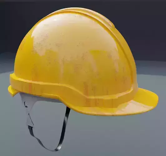 Safety helmet 3D model Low-poly 3D model