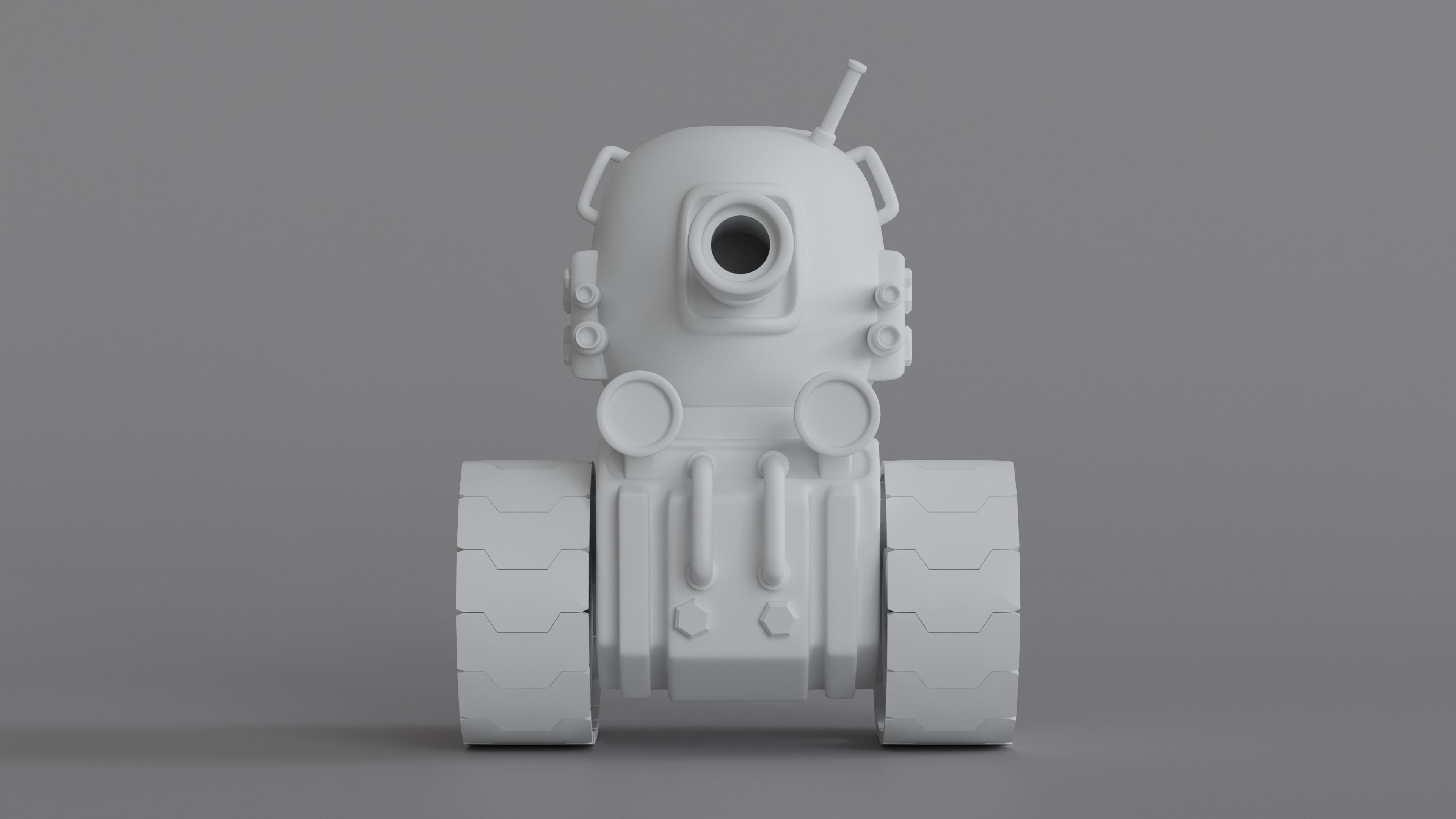 Mini Game Tank 3D model_7