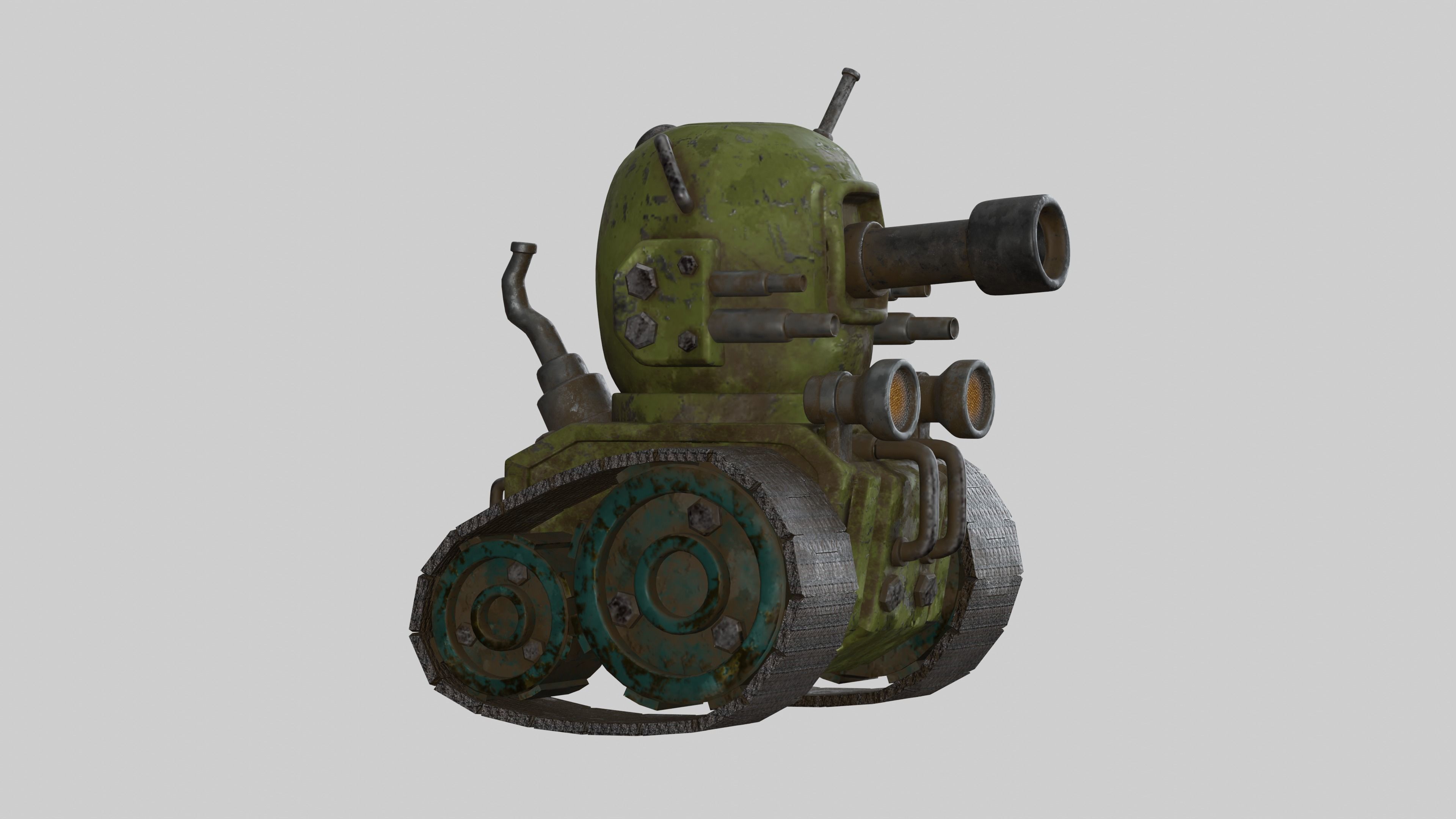 Mini Game Tank 3D model_6