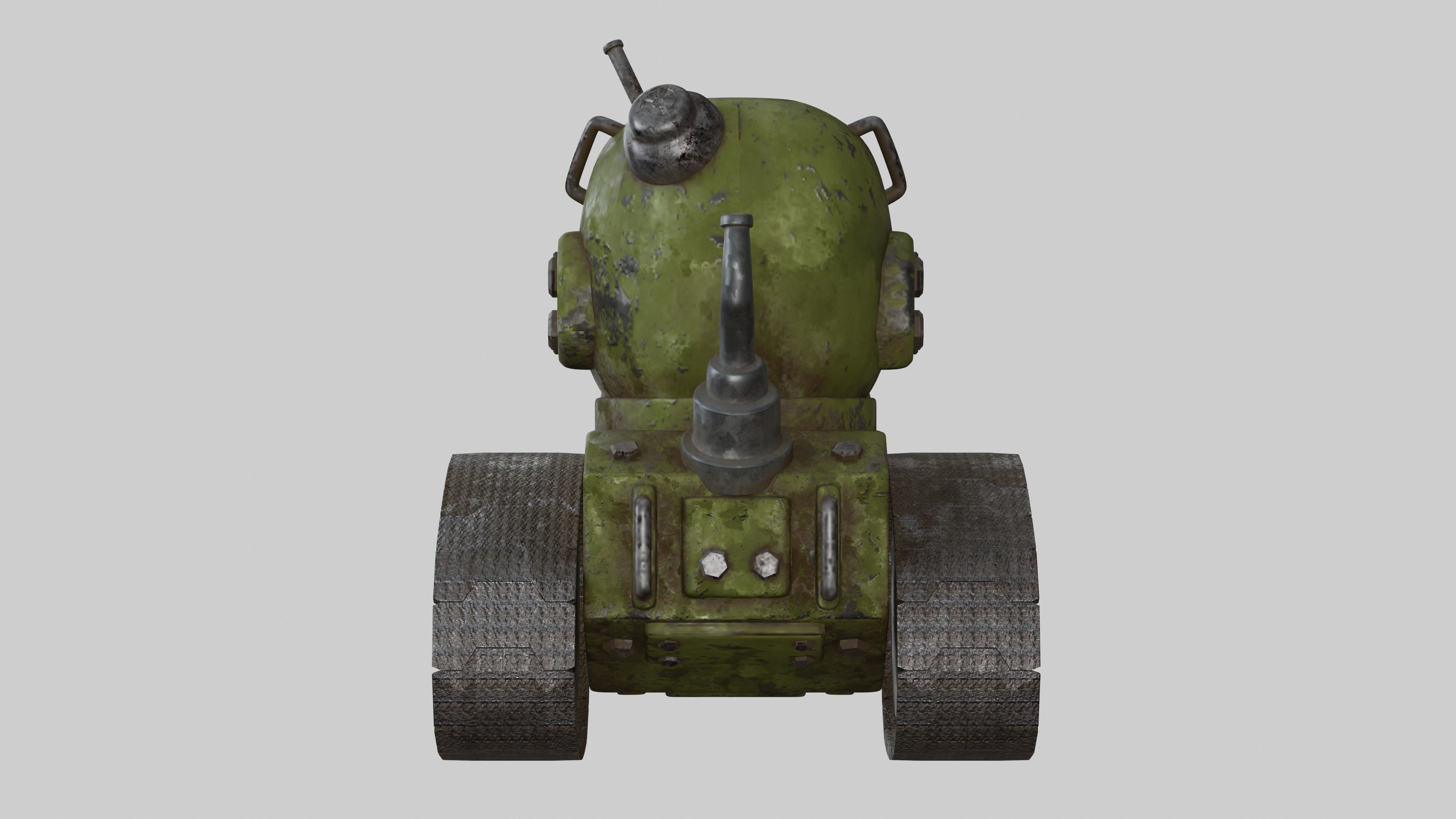 Mini Game Tank 3D model_4