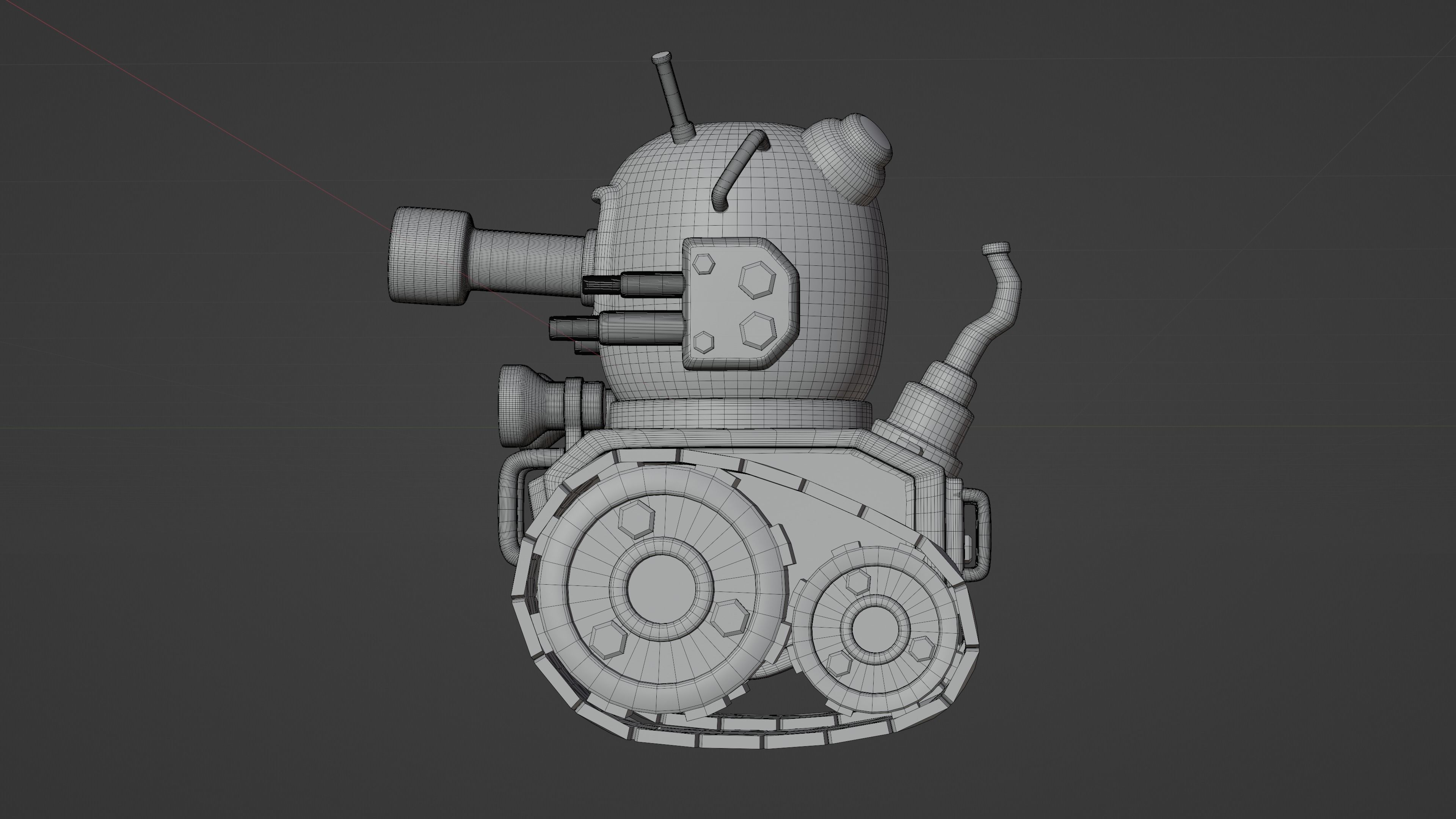 Mini Game Tank 3D model_12