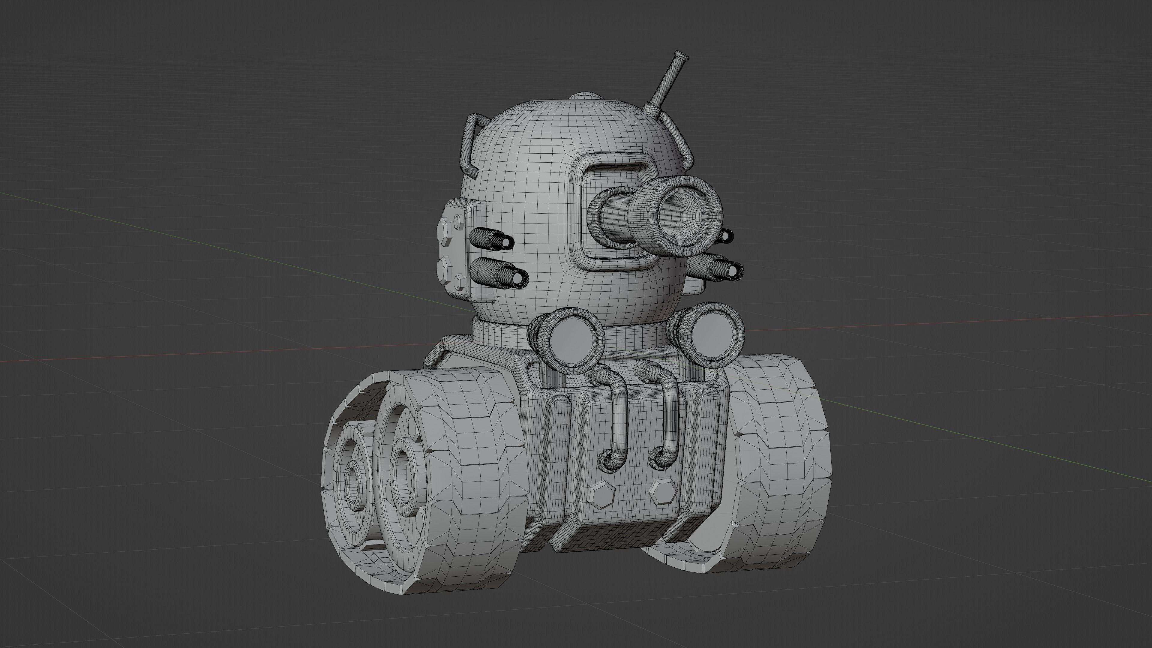 Mini Game Tank 3D model_11