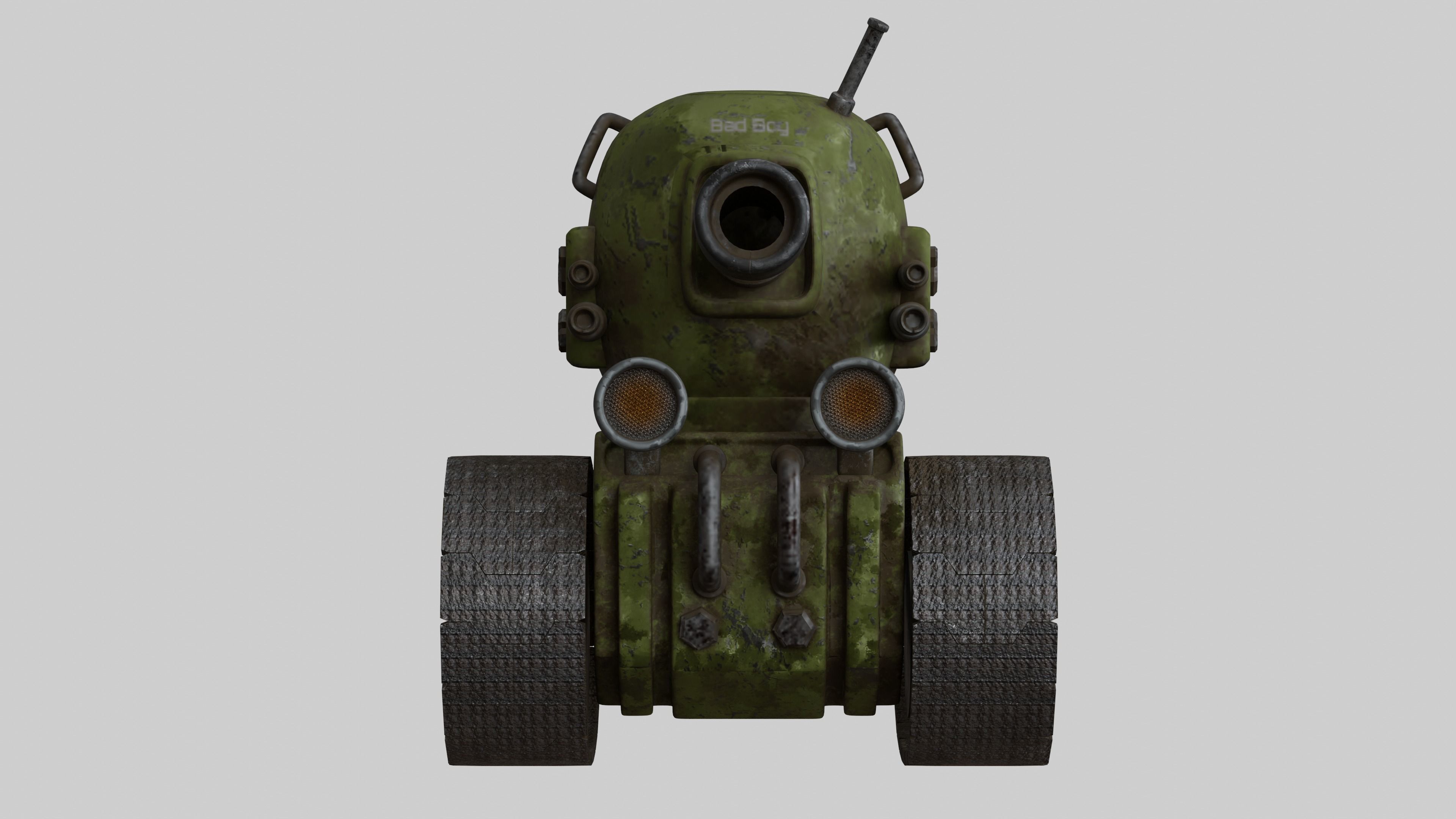Mini Game Tank 3D model_15