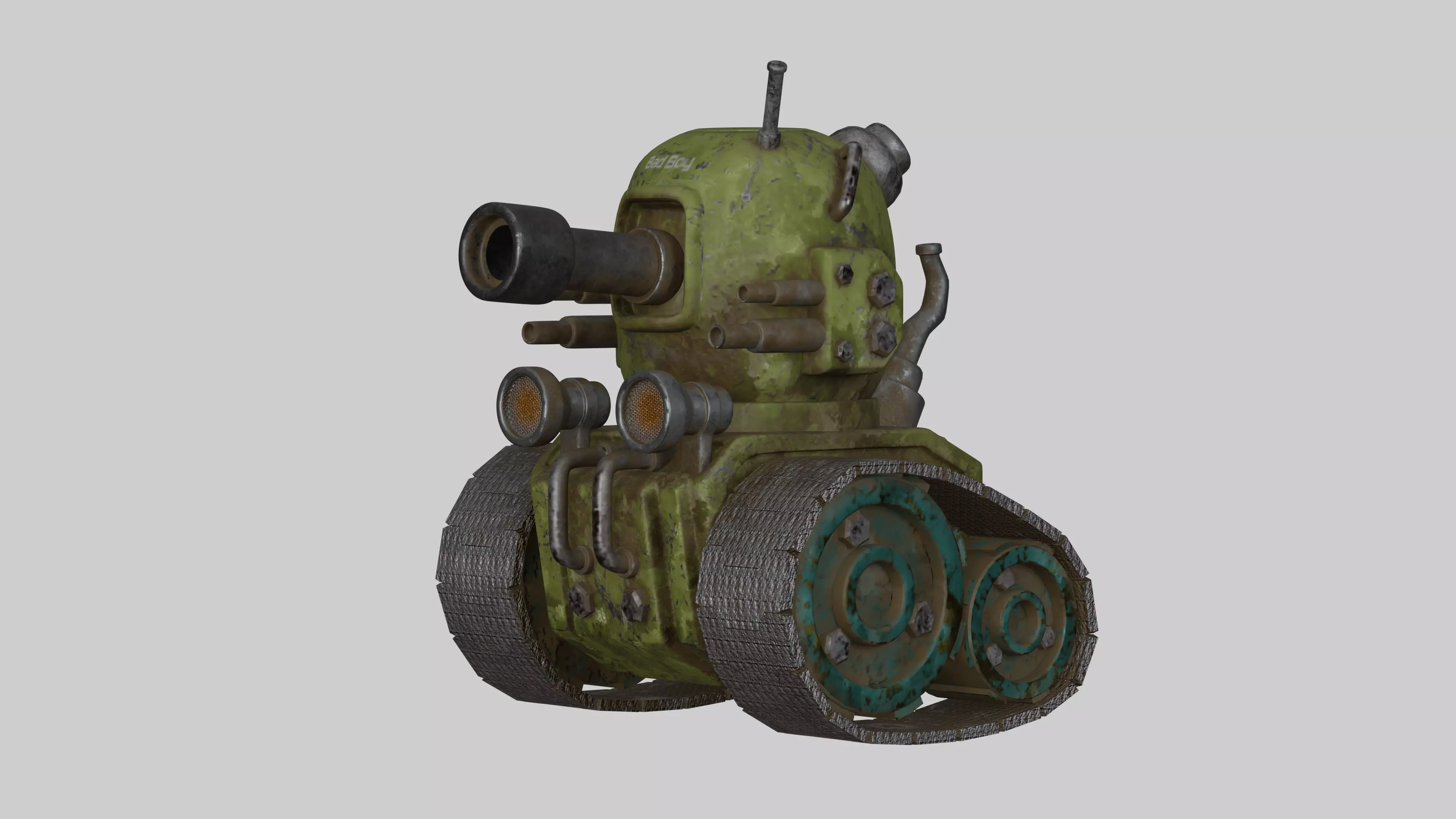 Mini Game Tank 3D model_0