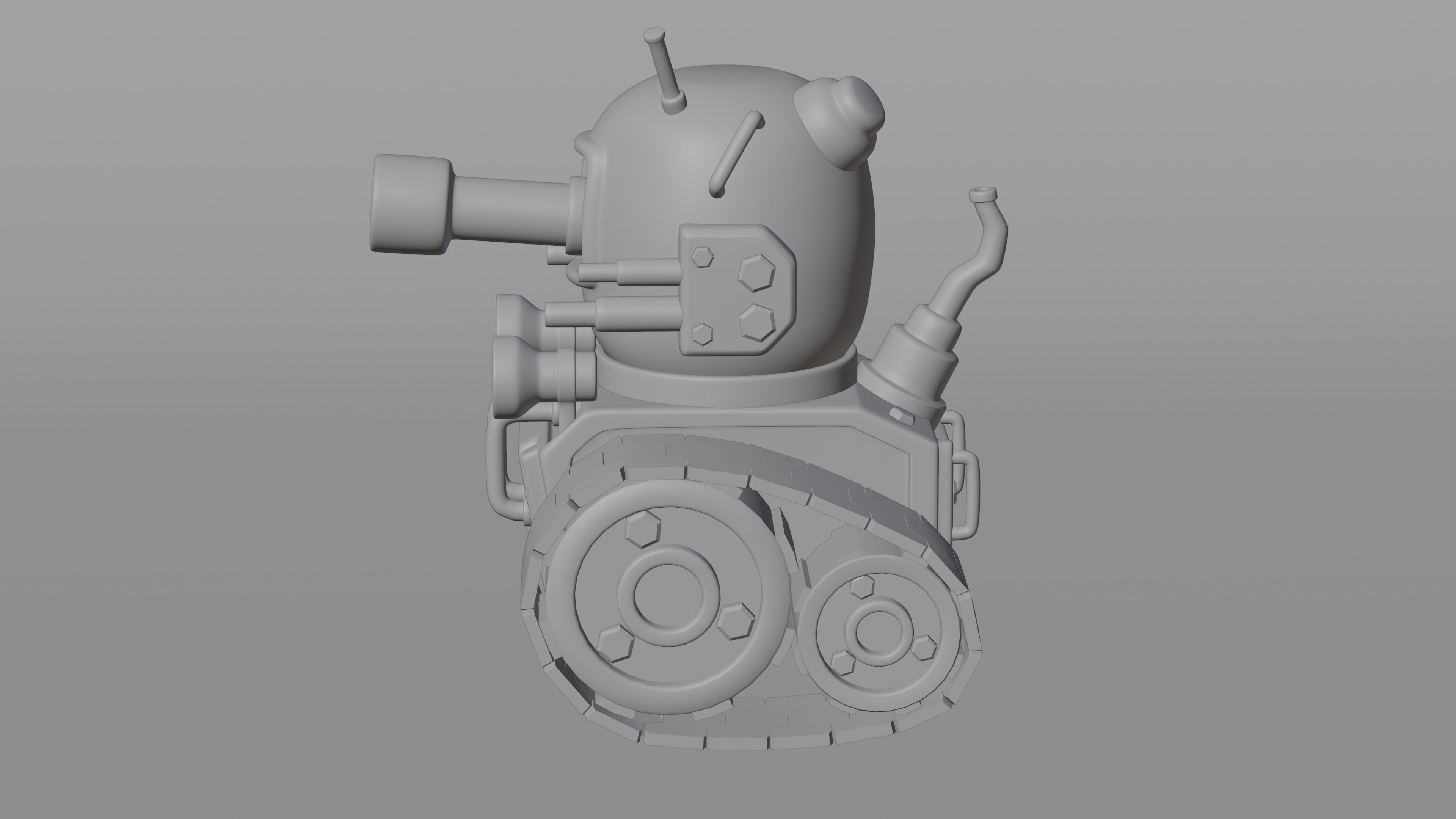 Mini Game Tank 3D model_8