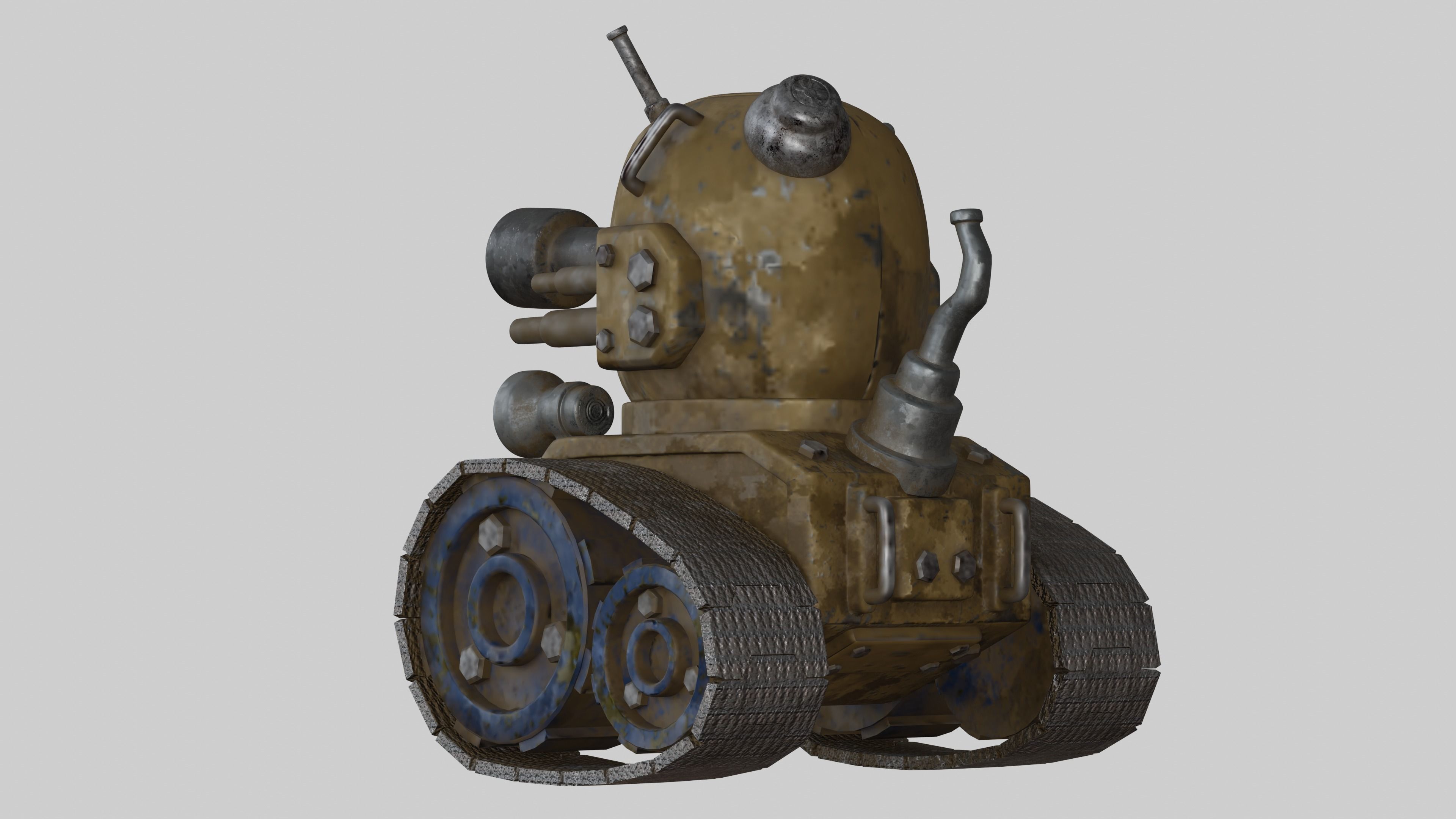 Mini Game Tank 3D model_3