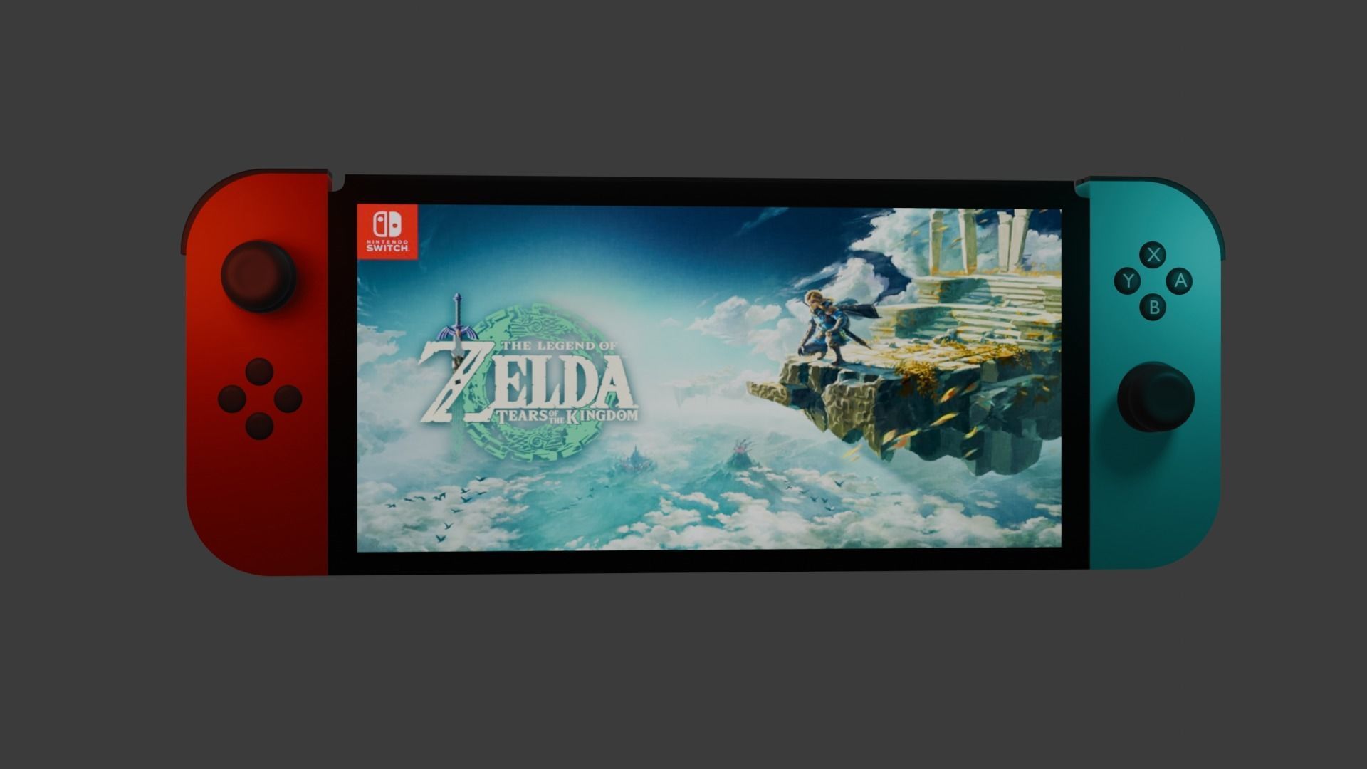 Nintendo Switch 3D model_2