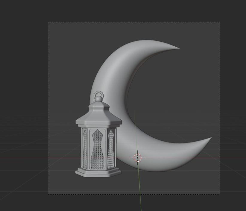 Islamic 3d Illustration  Icon Pack 3D model_12