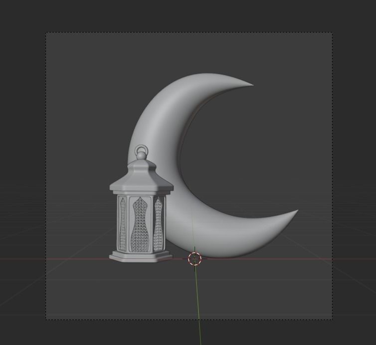 Islamic 3d Illustration  Icon Pack 3D model_9