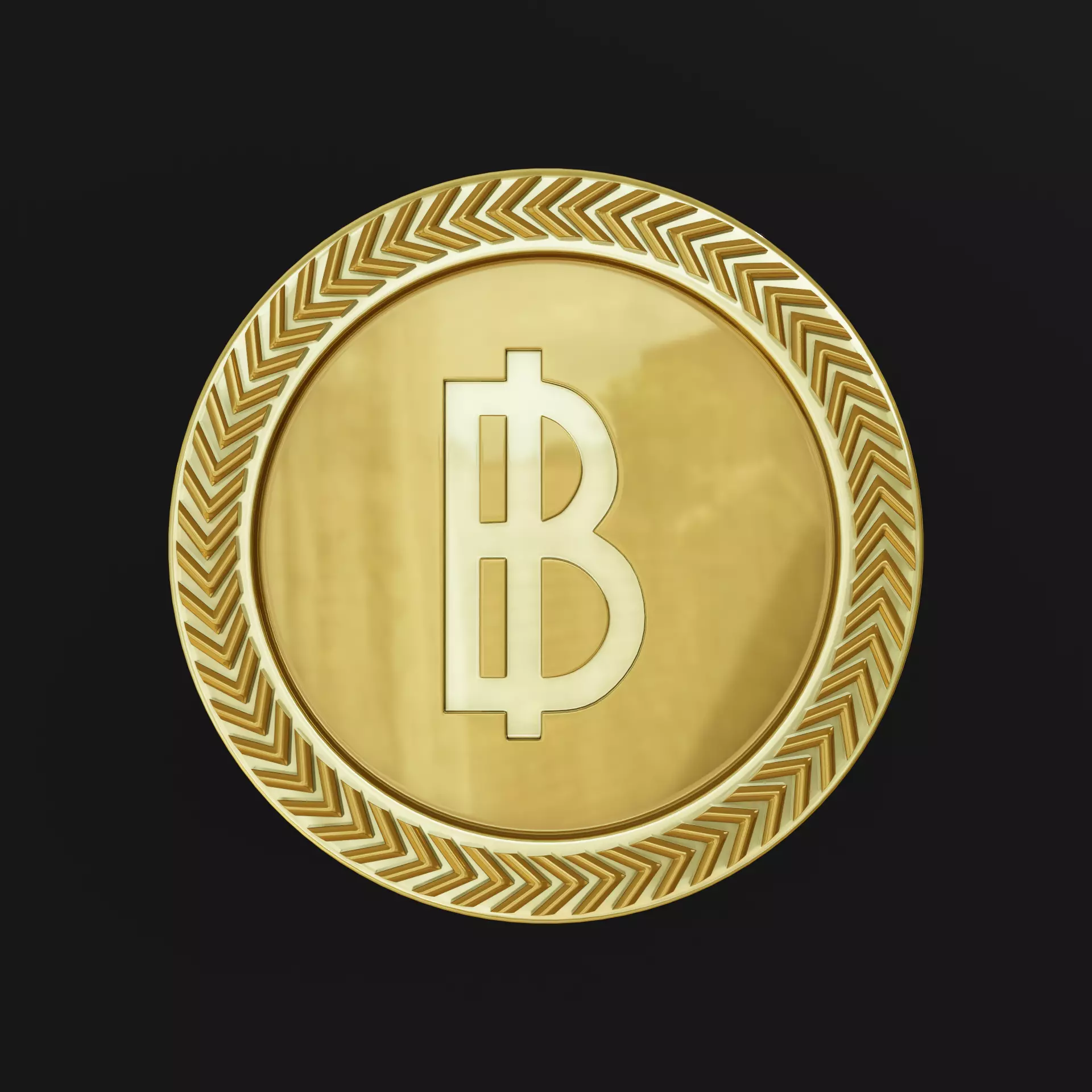 baht coin Free 3D print model