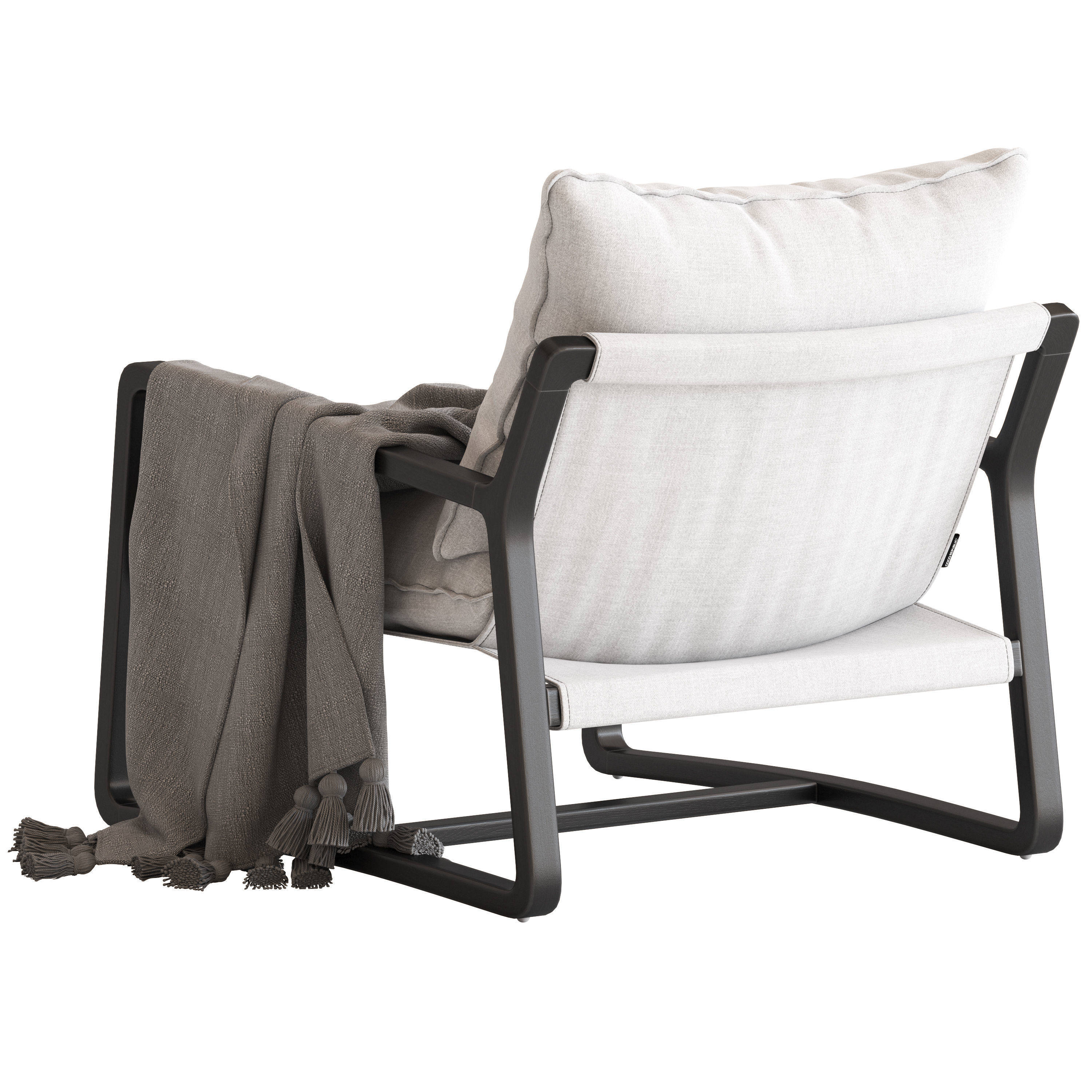 Coco Republic Bungalow Chair 3D model_2