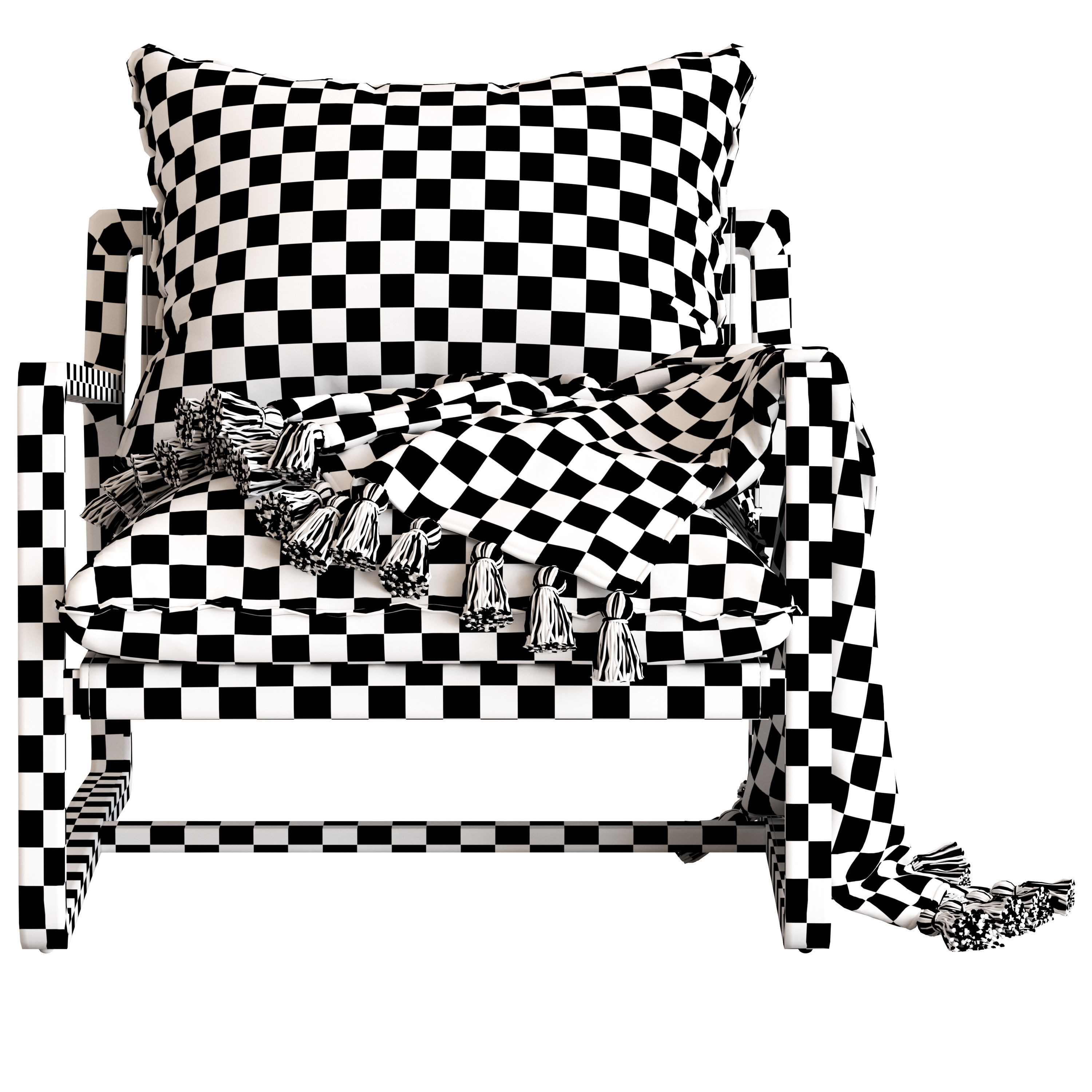 Coco Republic Bungalow Chair 3D model_9