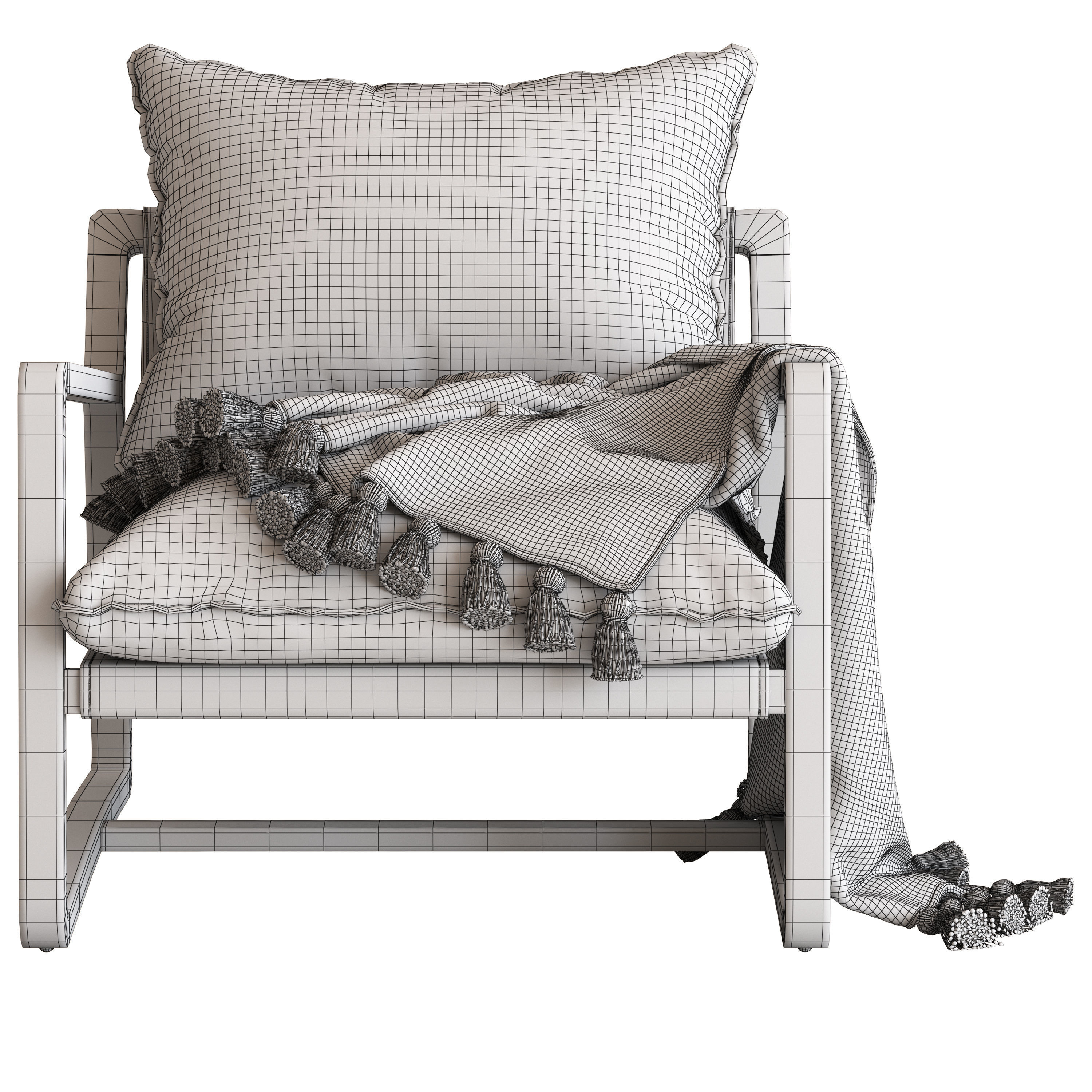 Coco Republic Bungalow Chair 3D model_8