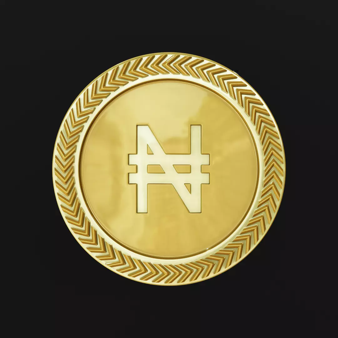 Naira coin Free 3D print model