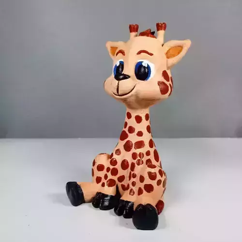 Cute Giraffe  No Support  Print In Place