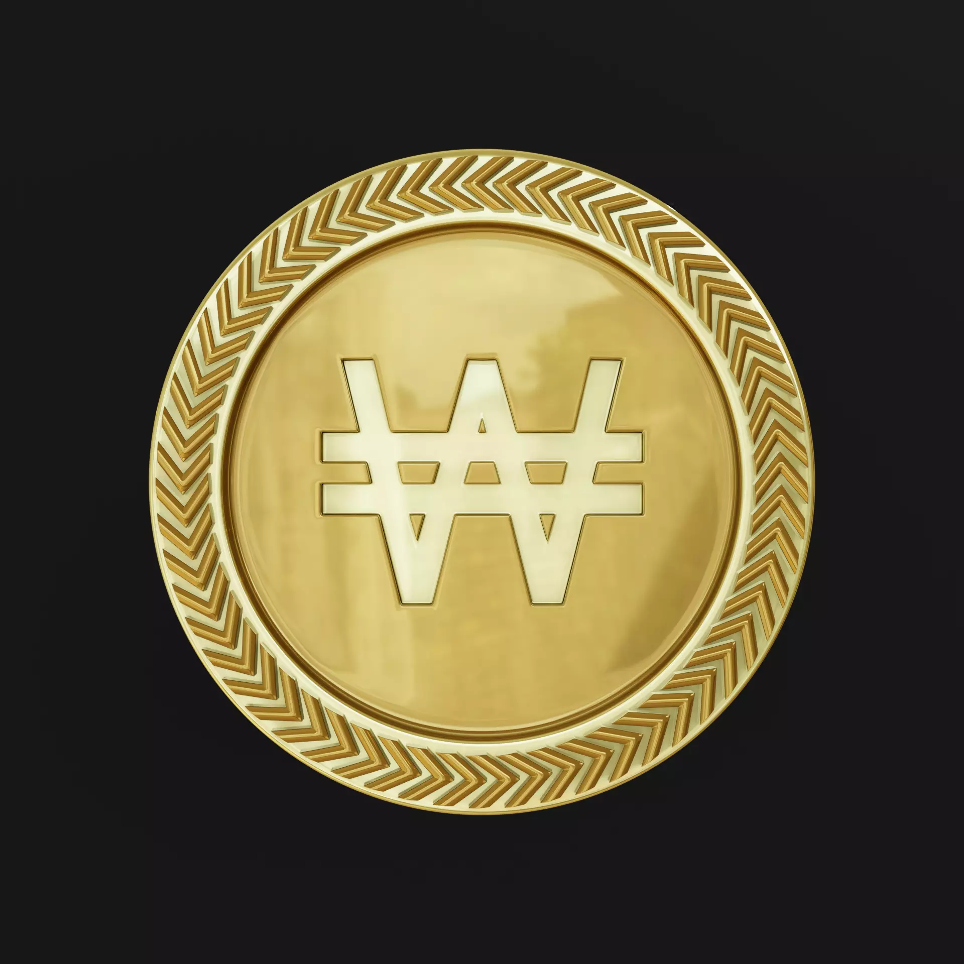 won coin Free 3D print model