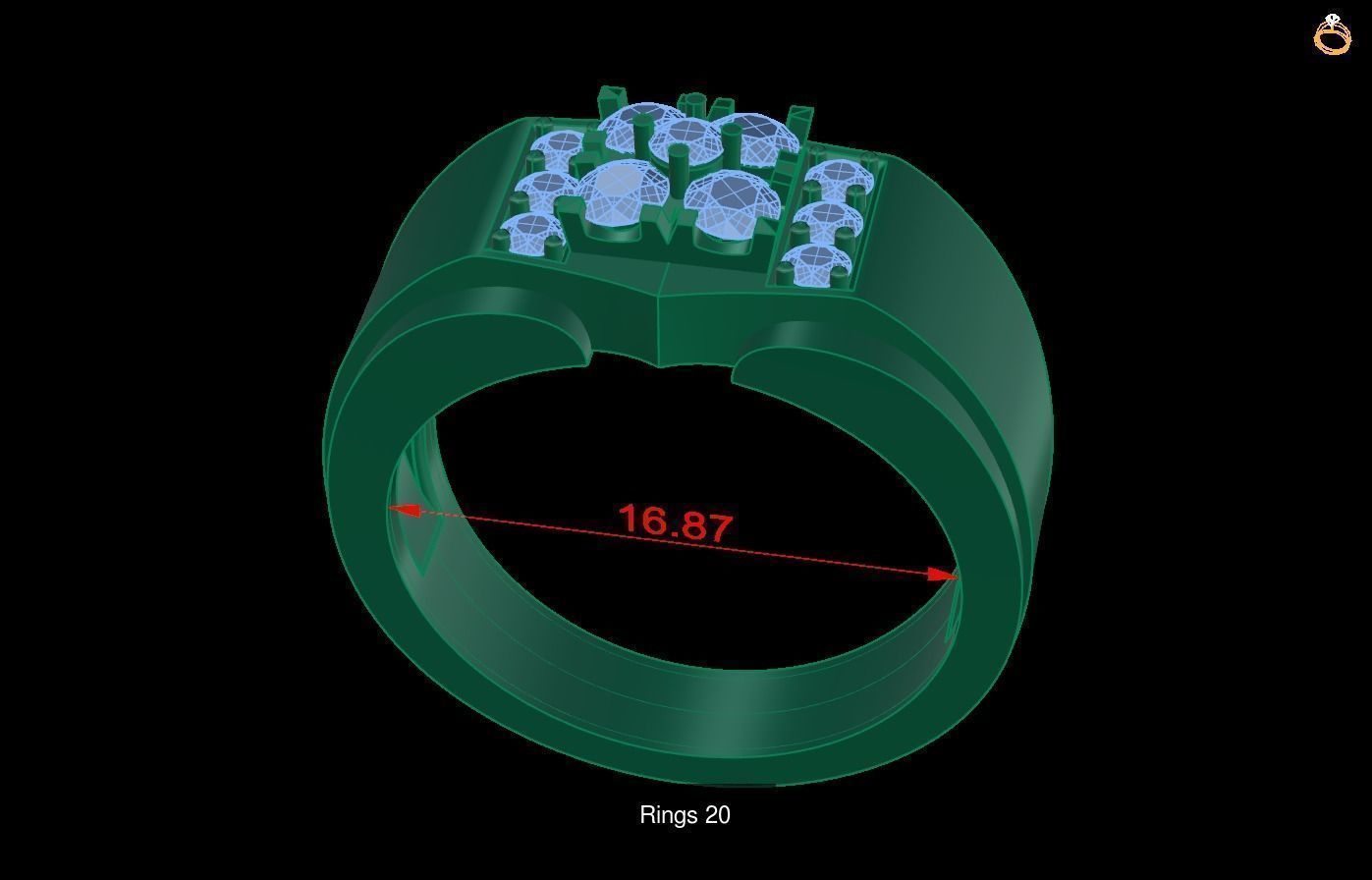 ring 20 models 3D Model Collection_15