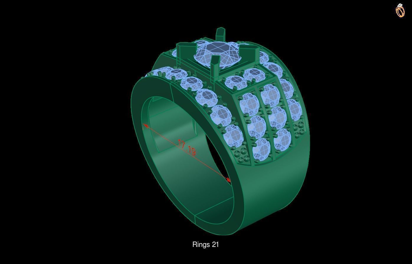 ring 20 models 3D Model Collection_16