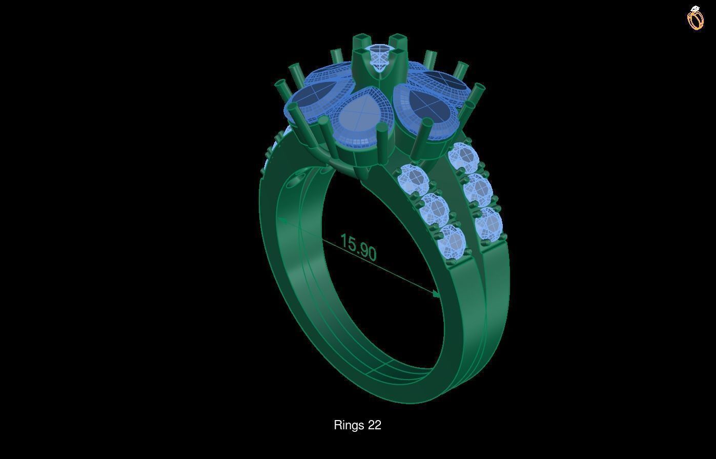 ring 20 models 3D Model Collection_17