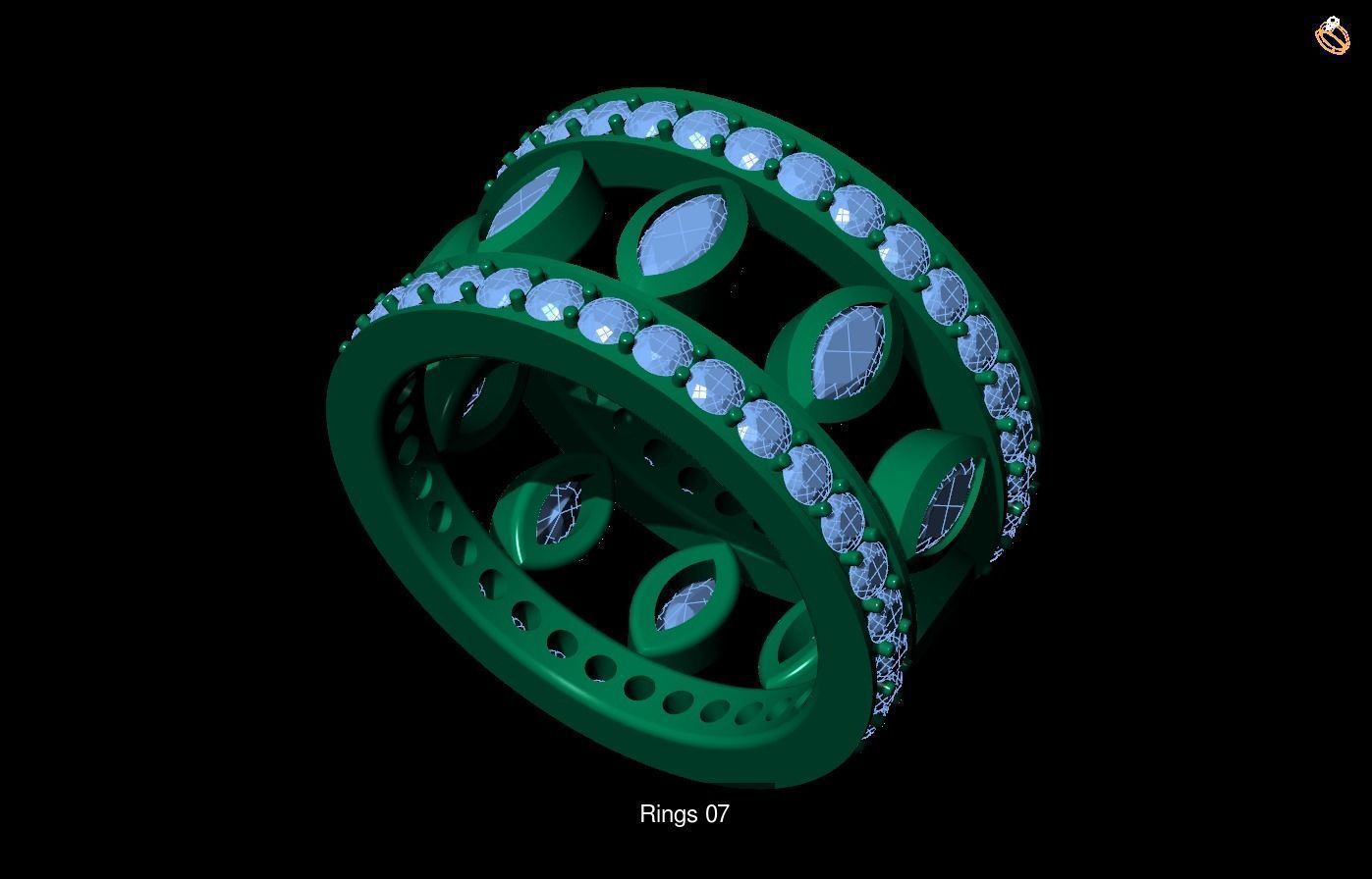 rings 18 models 3D Model Collection_20