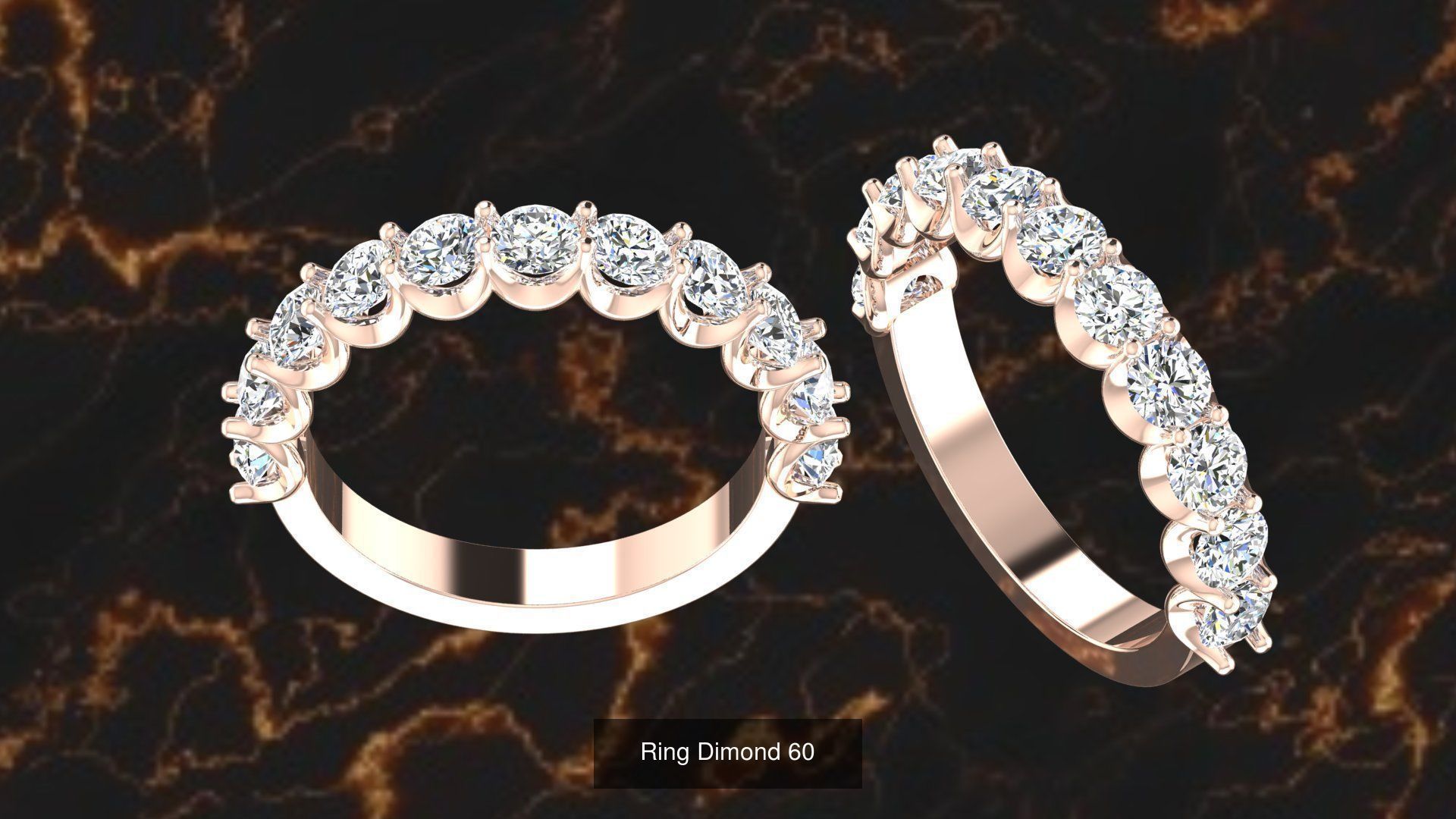 rings 18 models 3D Model Collection_11