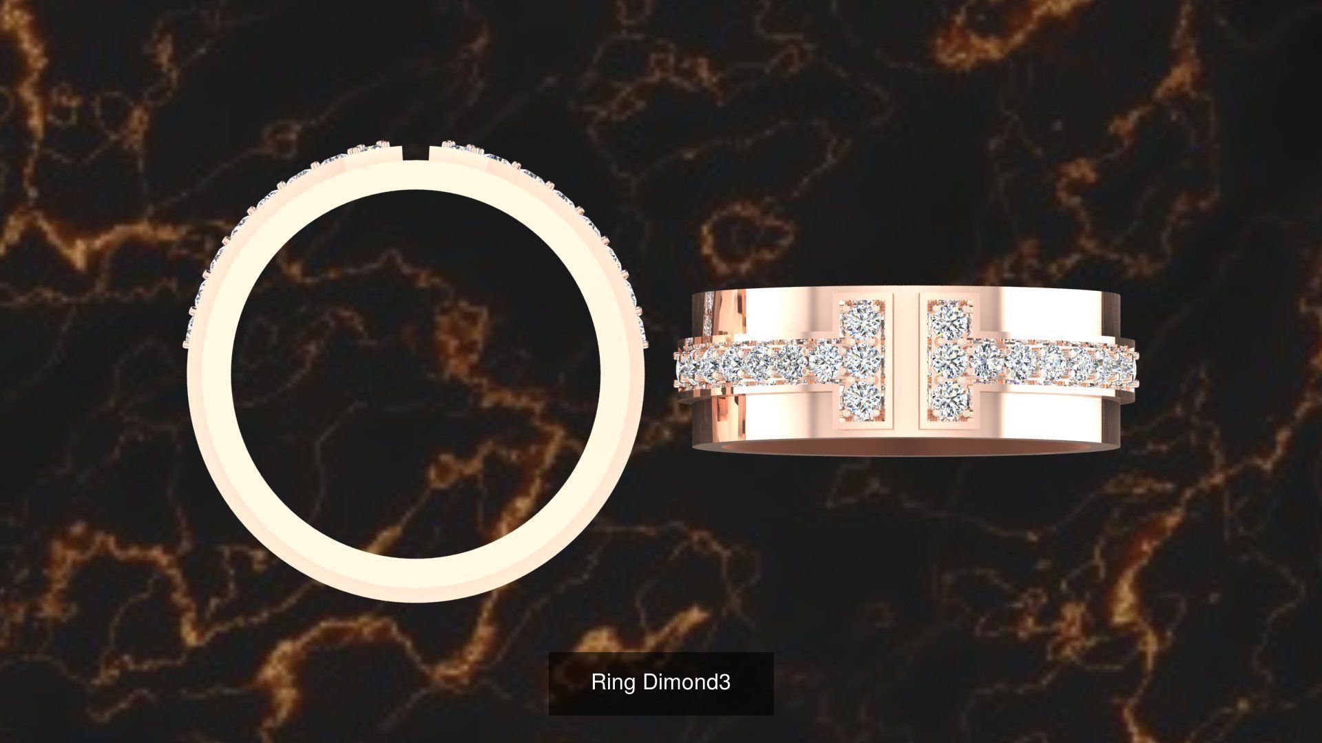 rings 18 models 3D Model Collection_9