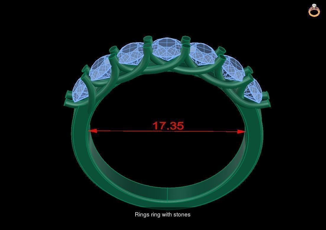 rings 18 models 3D Model Collection_14