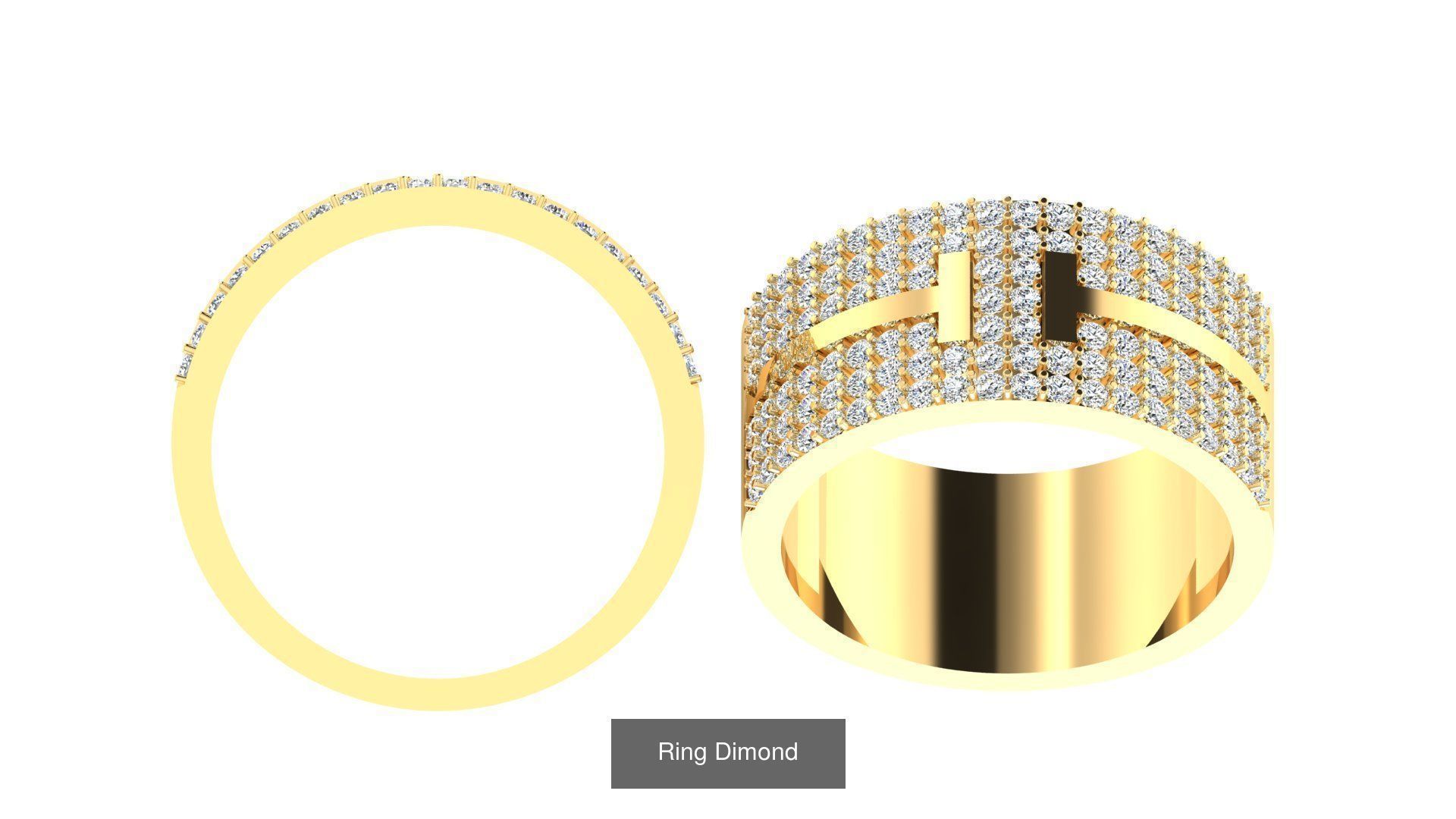 rings 18 models 3D Model Collection_7