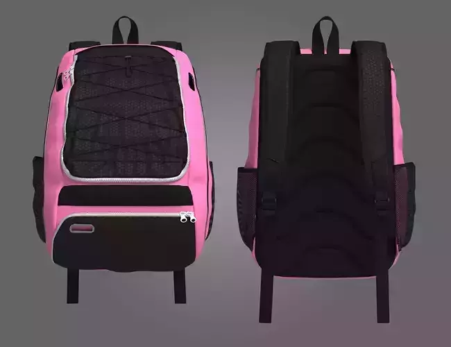Back Pack 3d Model 3D model