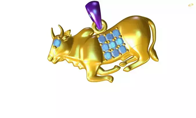 Animal pendant 3D print model
