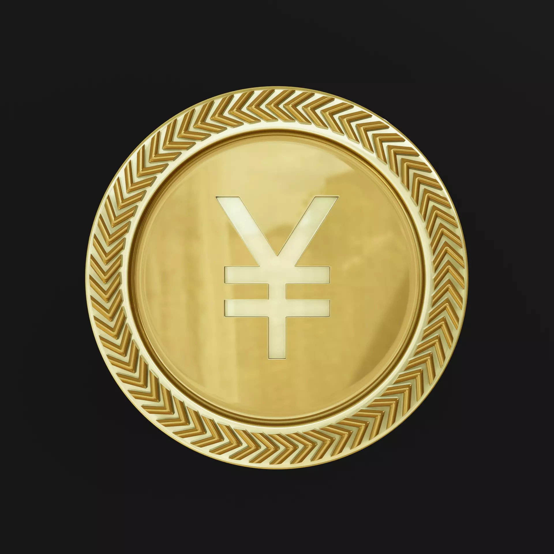 yen coin Free 3D print model