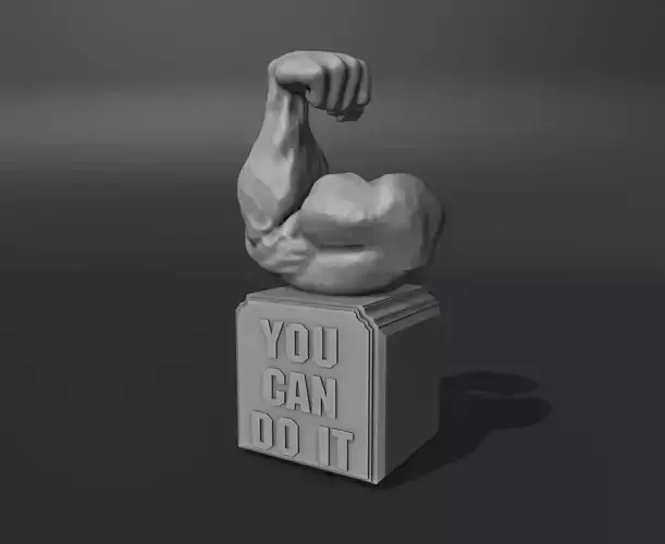 You Can Do It - Motivational Reminder 3D print model