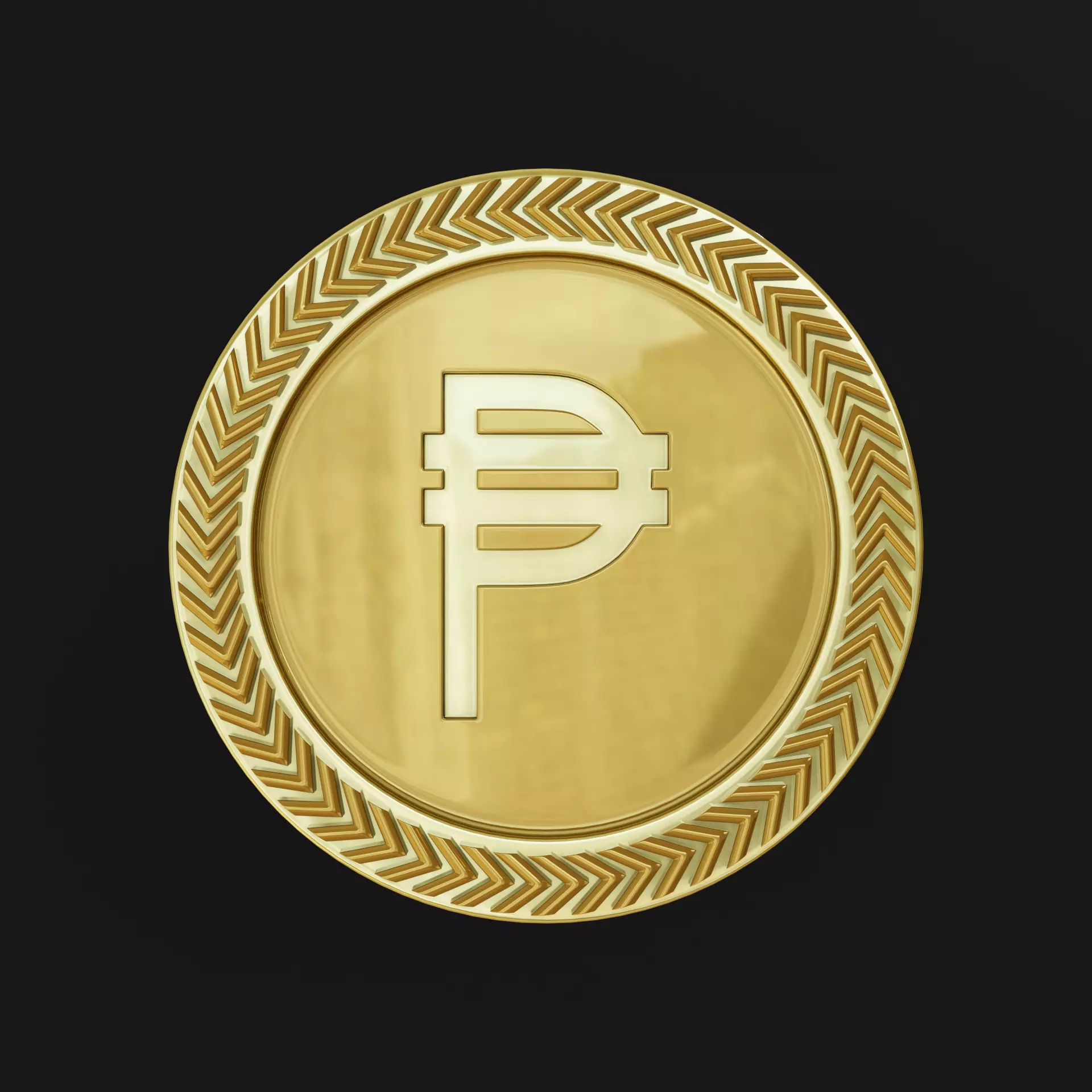 ruble coin Free 3D print model