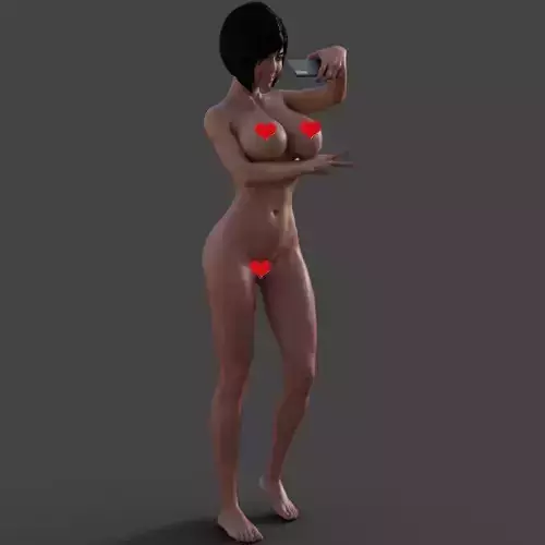 Julia Takes a Selfie of Her Beautiful Chest - STL 3D printer