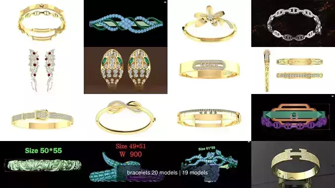 bracelets 20 models