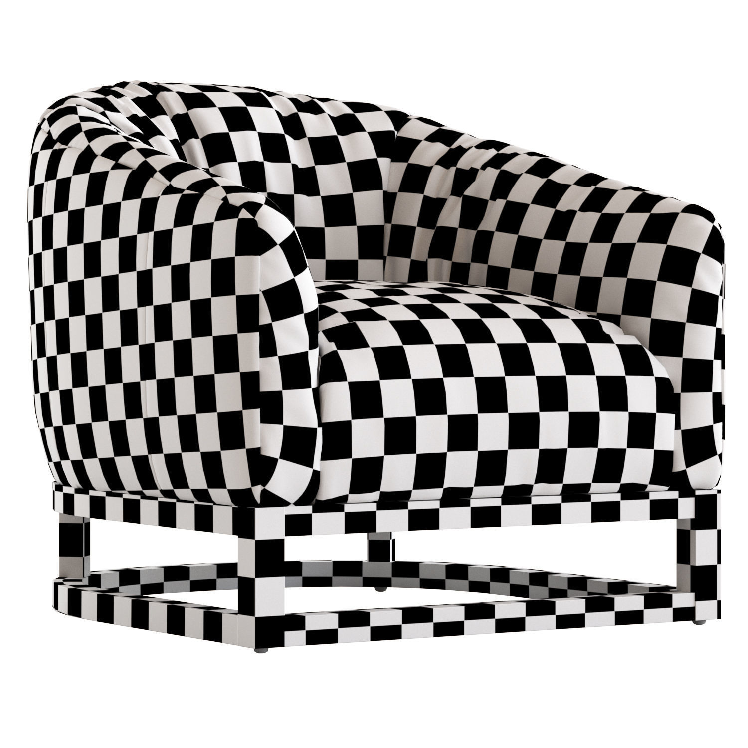 Coco Republic Heston Tub Chair 3D model_9