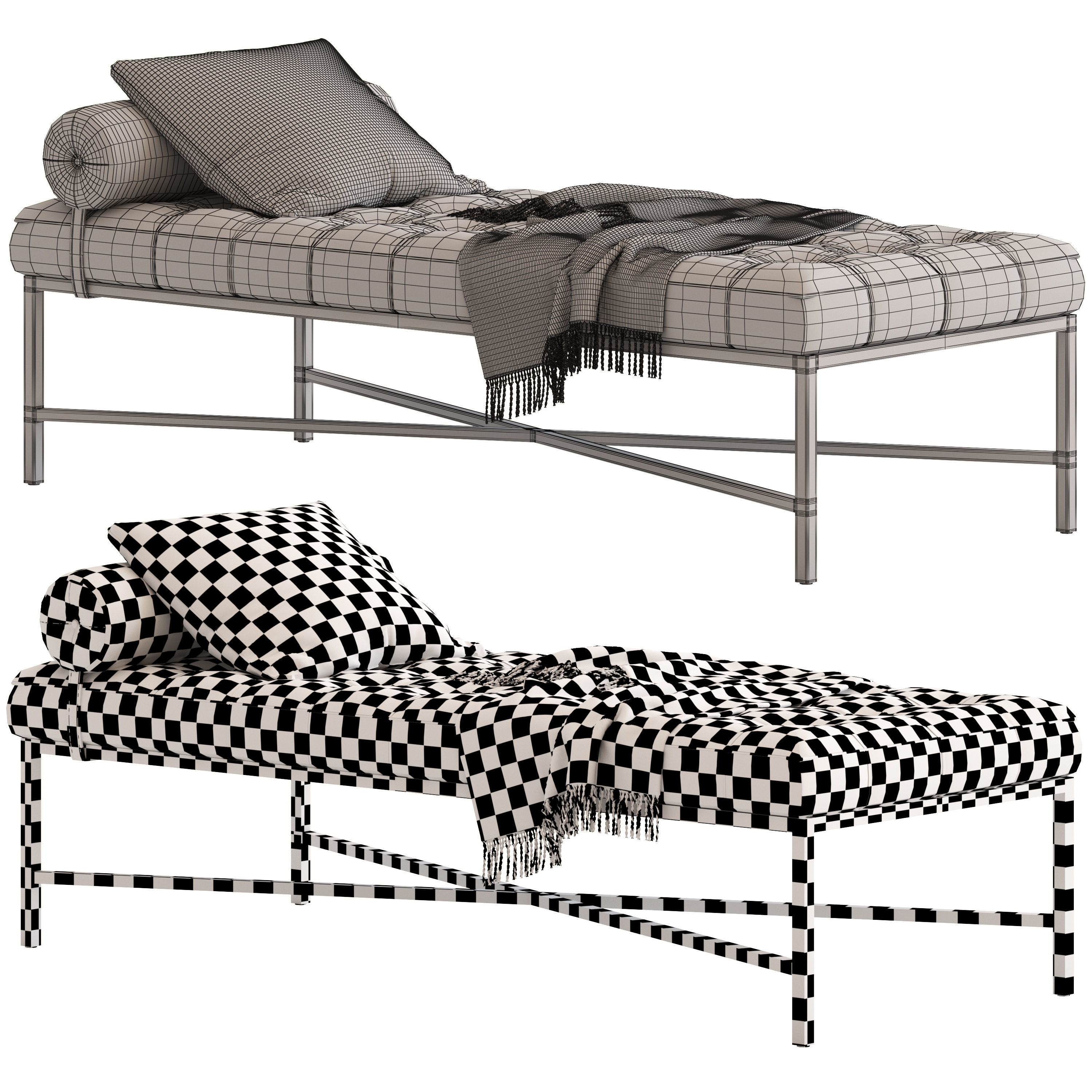 Coco Republic Jonathan Lounge 3D model_5