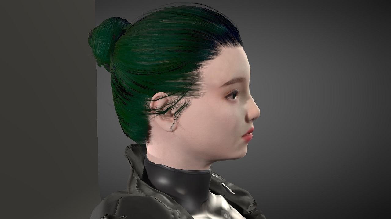 Zhai Kim Low-poly 3D model_8