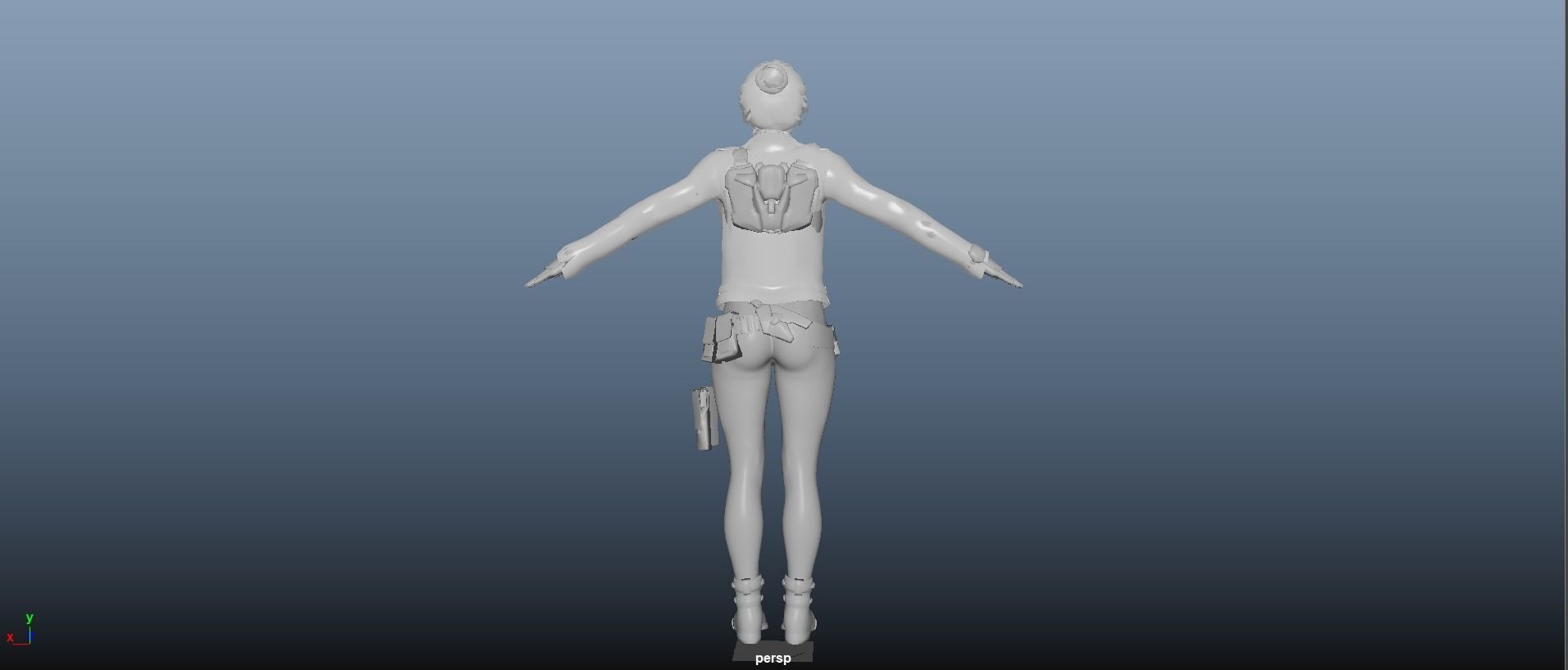 Zhai Kim Low-poly 3D model_25