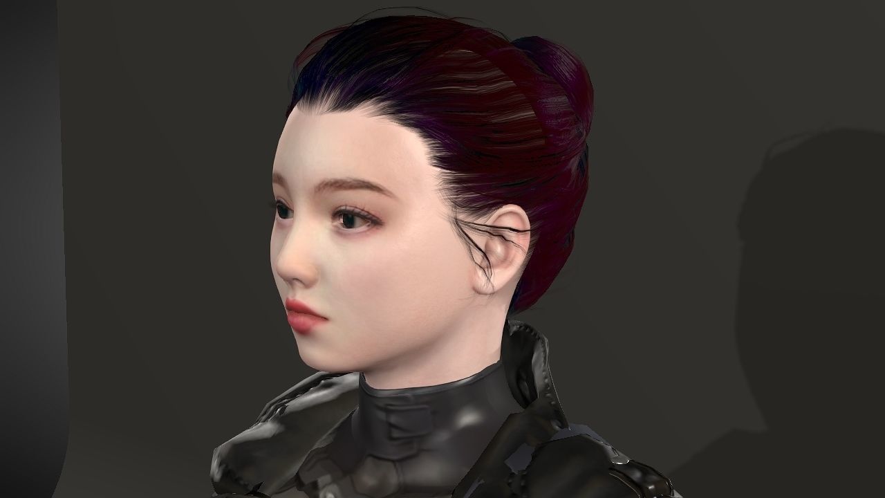 Zhai Kim Low-poly 3D model_19