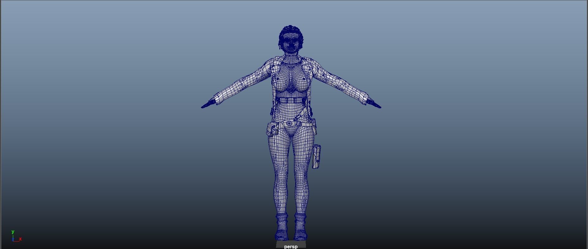 Zhai Kim Low-poly 3D model_27