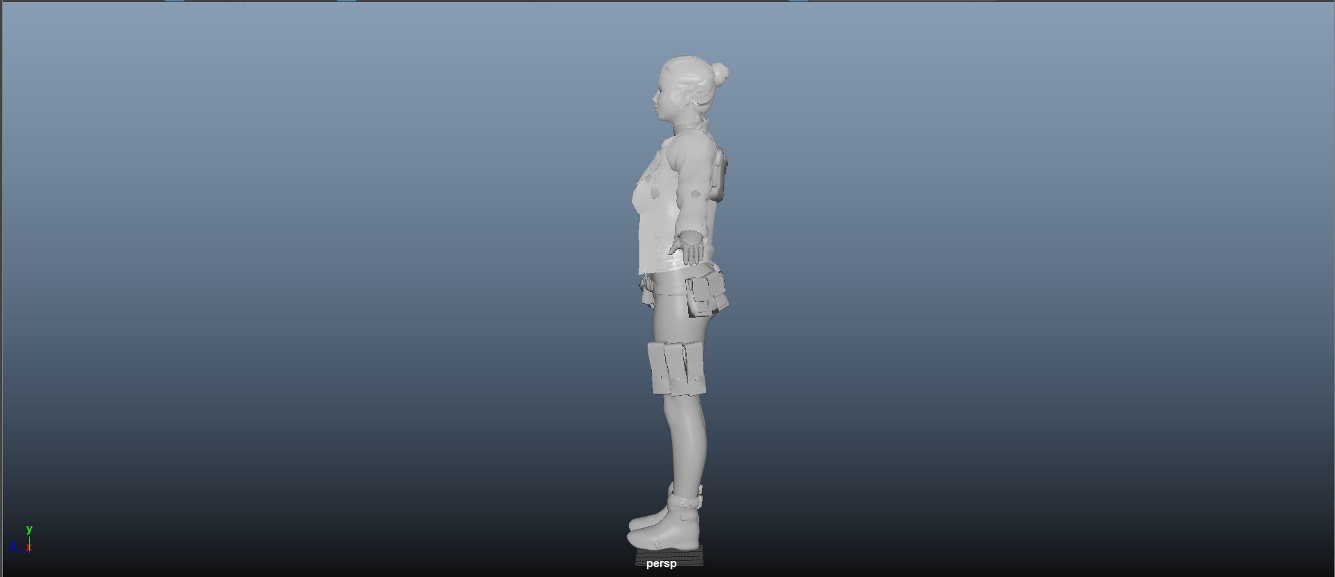 Zhai Kim Low-poly 3D model_26