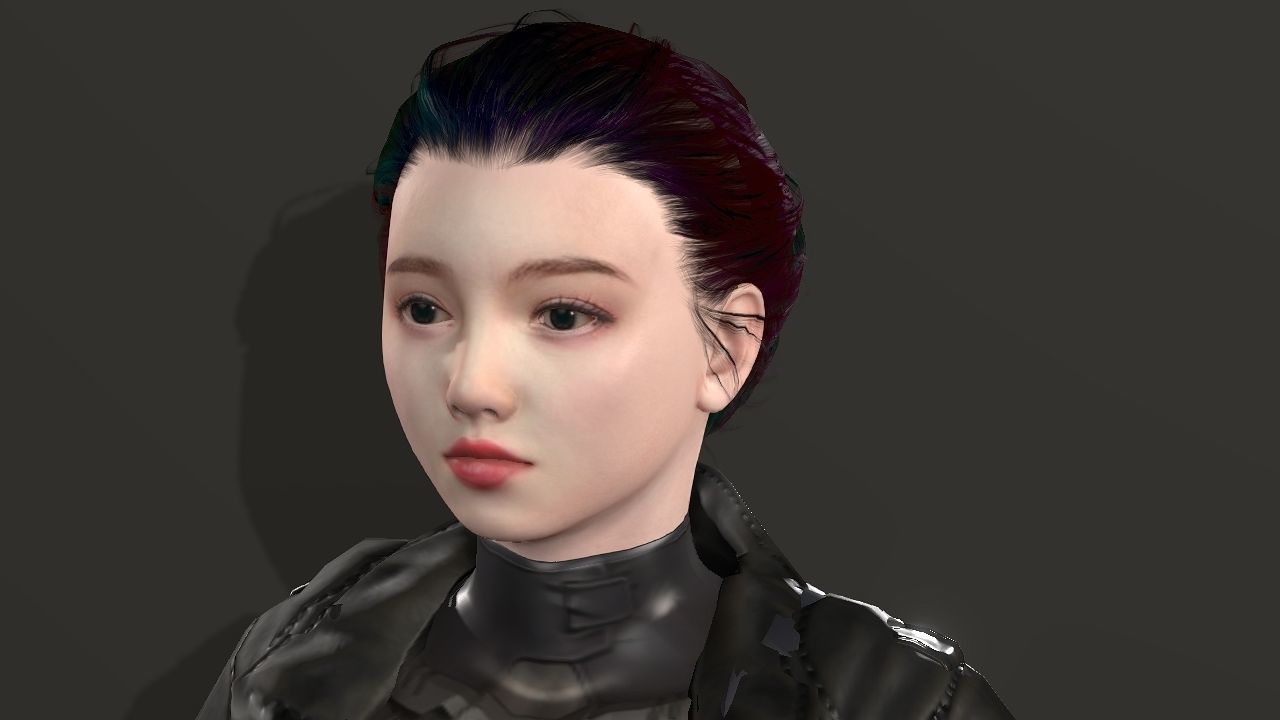 Zhai Kim Low-poly 3D model_21