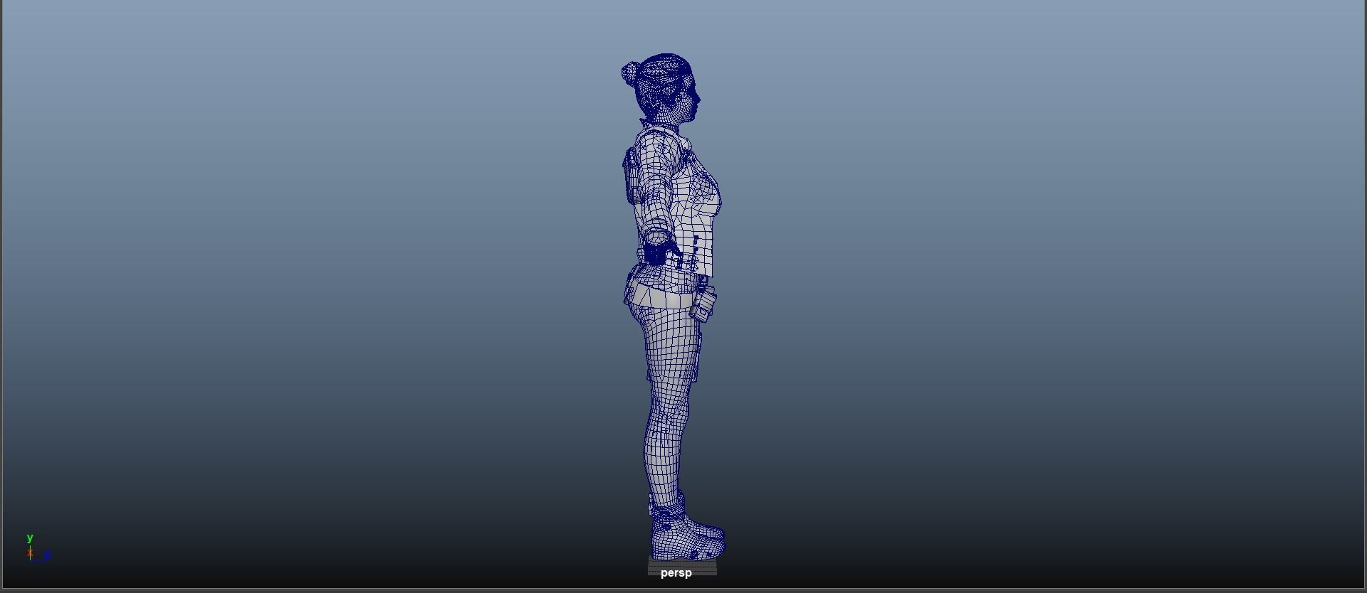 Zhai Kim Low-poly 3D model_28